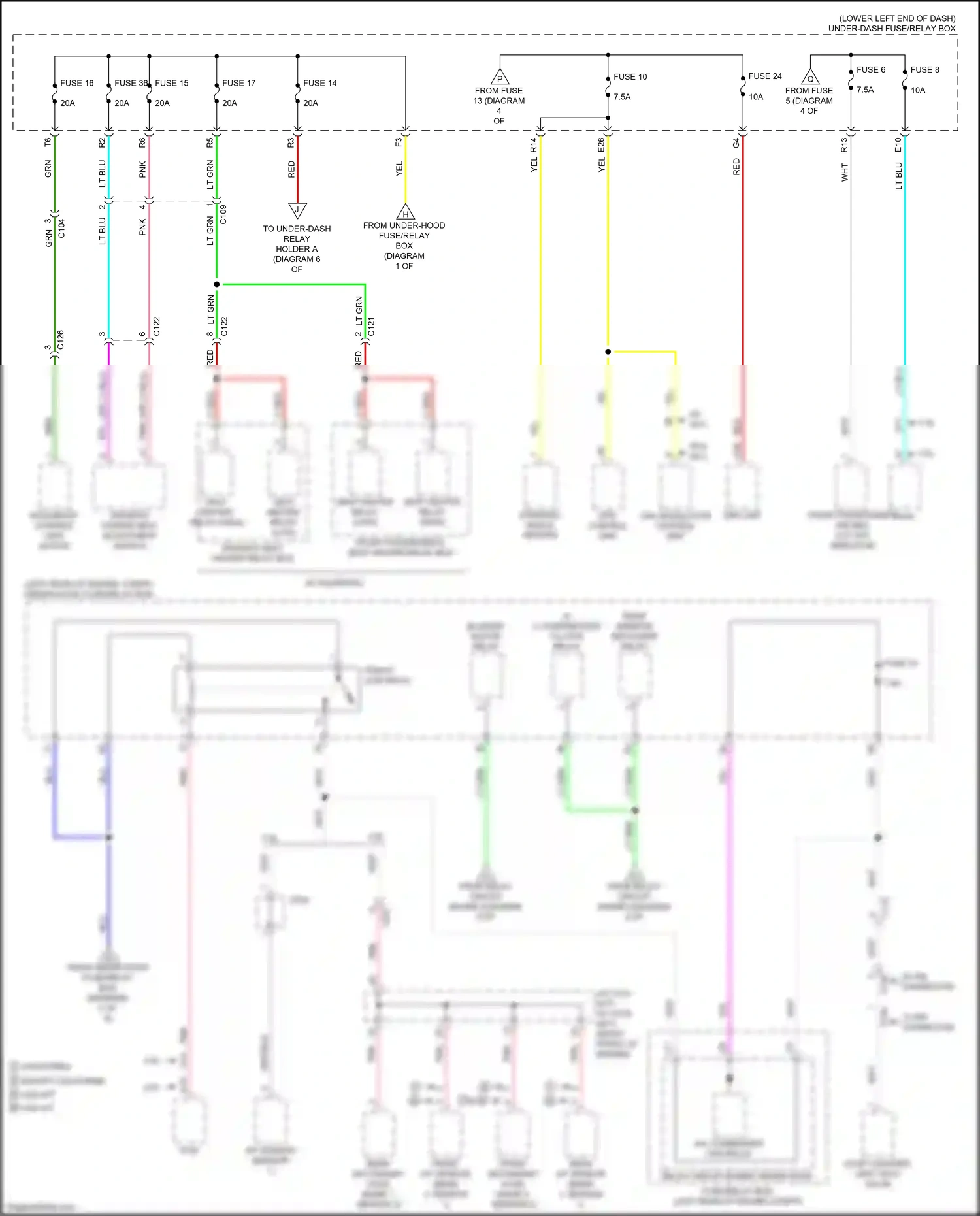 Wiring diagram steering angle sensor for Honda Accord IX facelift (2014-2019) (9 of 10)