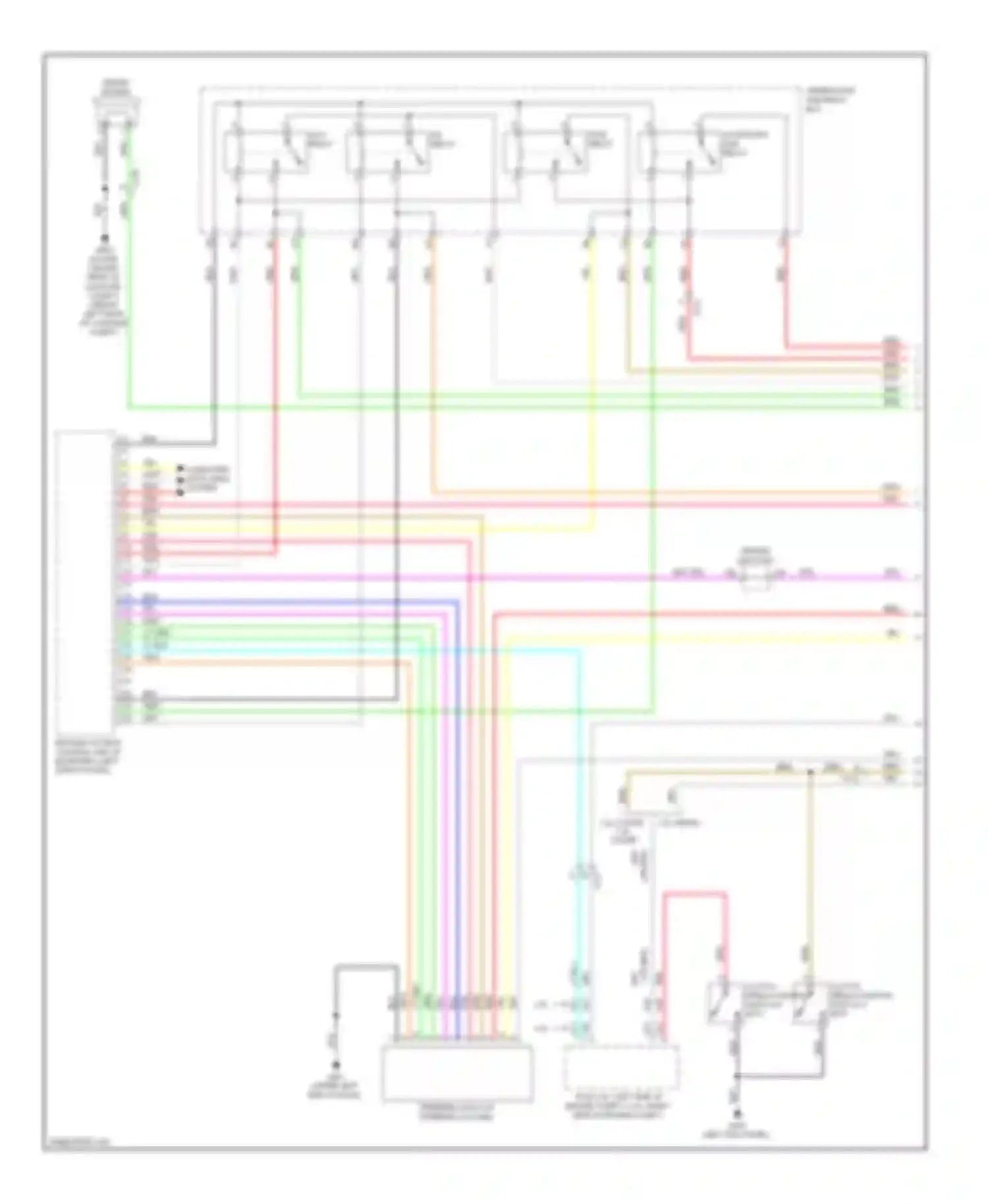 Accord Honda IX (2012-2016): Forced entry circuit, except hybrid (1 of 6)
