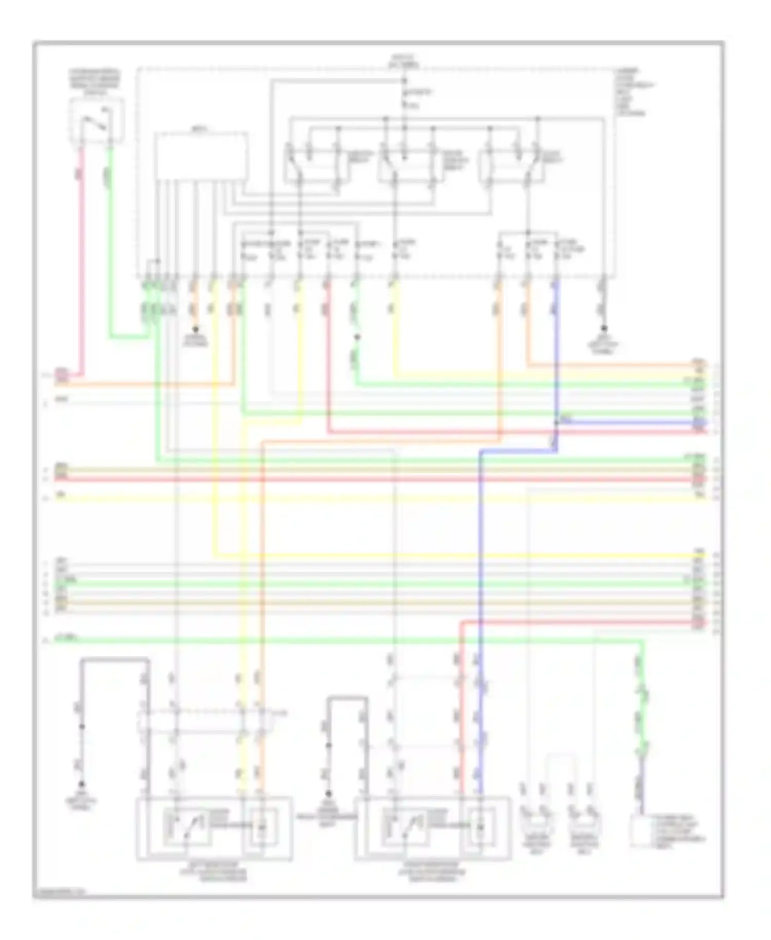 Accord Honda IX (2012-2016): Forced entry circuit, except hybrid (3 of 6)