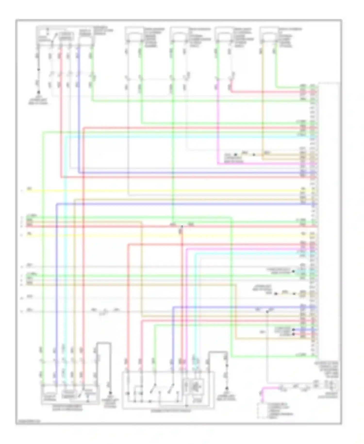 Accord Honda IX (2012-2016): Forced entry circuit, except hybrid (6 of 6)