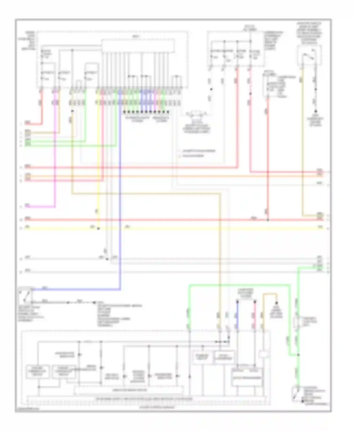 Accord Honda IX (2012-2016): Forced entry circuit, hybrid (2 of 6)
