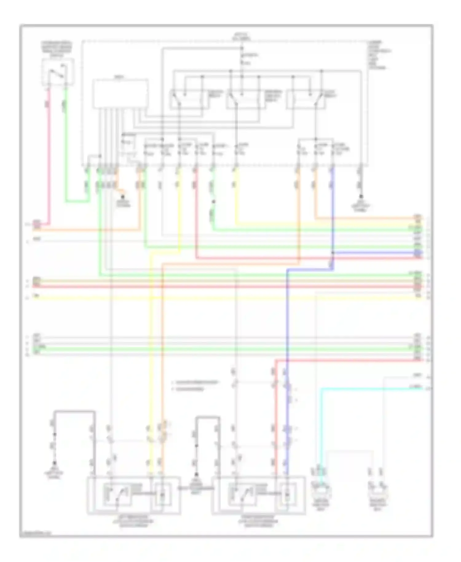 Accord Honda IX (2012-2016): Forced entry circuit, hybrid (3 of 6)