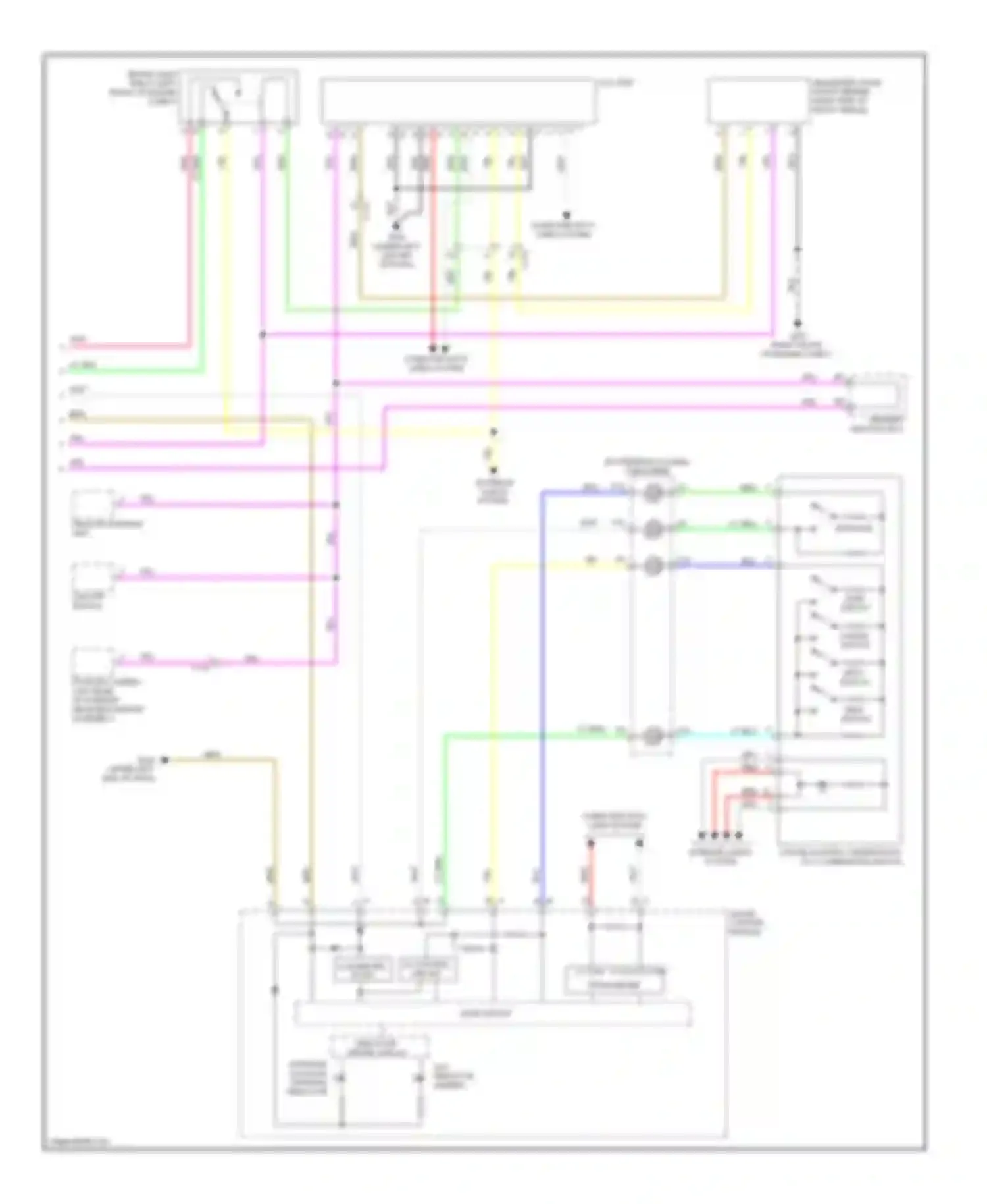 Accord Honda IX (2012-2016): Adaptive cruise control circuit, except hybrid (2 of 2)