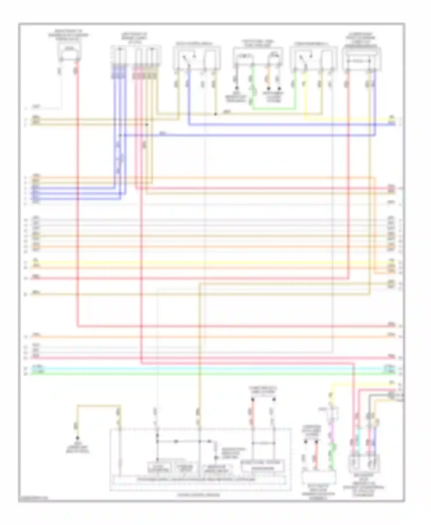 Accord Honda IX (2012-2016): Wiring diagram engine performance 2.0l hybrid, engine controls circuit, except plug-in hybrid (2 of 6)