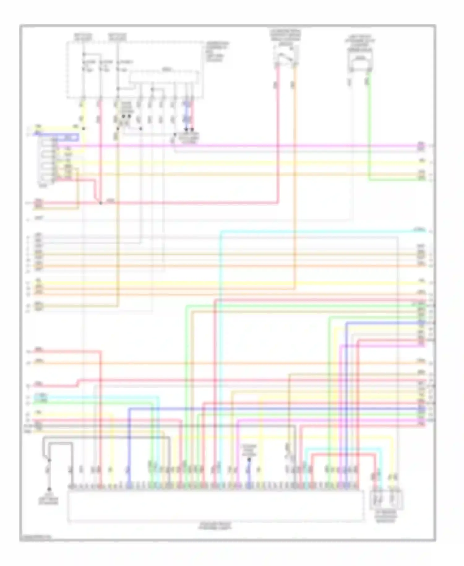 Accord Honda IX (2012-2016): Wiring diagram engine performance 2.0l hybrid, engine controls circuit, except plug-in hybrid (3 of 6)