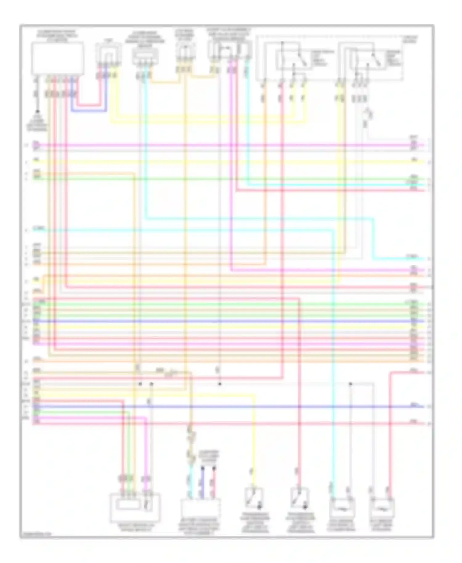 Accord Honda IX (2012-2016): Wiring diagram engine performance 2.0l hybrid, engine controls circuit, except plug-in hybrid (4 of 6)