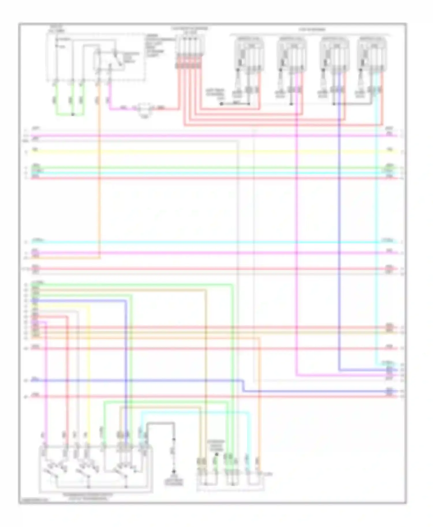Accord Honda IX (2012-2016): Wiring diagram engine performance 2.0l hybrid, engine controls circuit, except plug-in hybrid (5 of 6)
