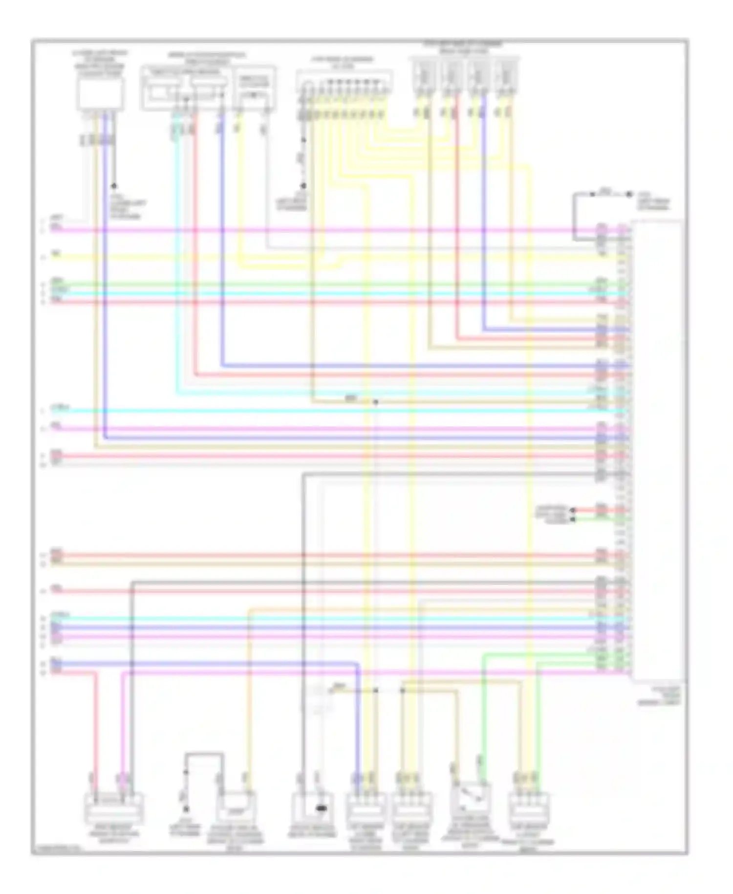 Accord Honda IX (2012-2016): Wiring diagram engine performance 2.0l hybrid, engine controls circuit, except plug-in hybrid (6 of 6)