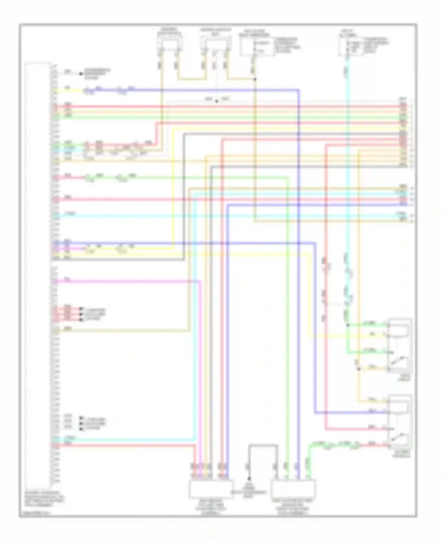 Accord Honda IX (2012-2016): Wiring diagram engine performance 2.0l hybrid, hybrid system circuit, except plug-in hybrid (1 of 6)