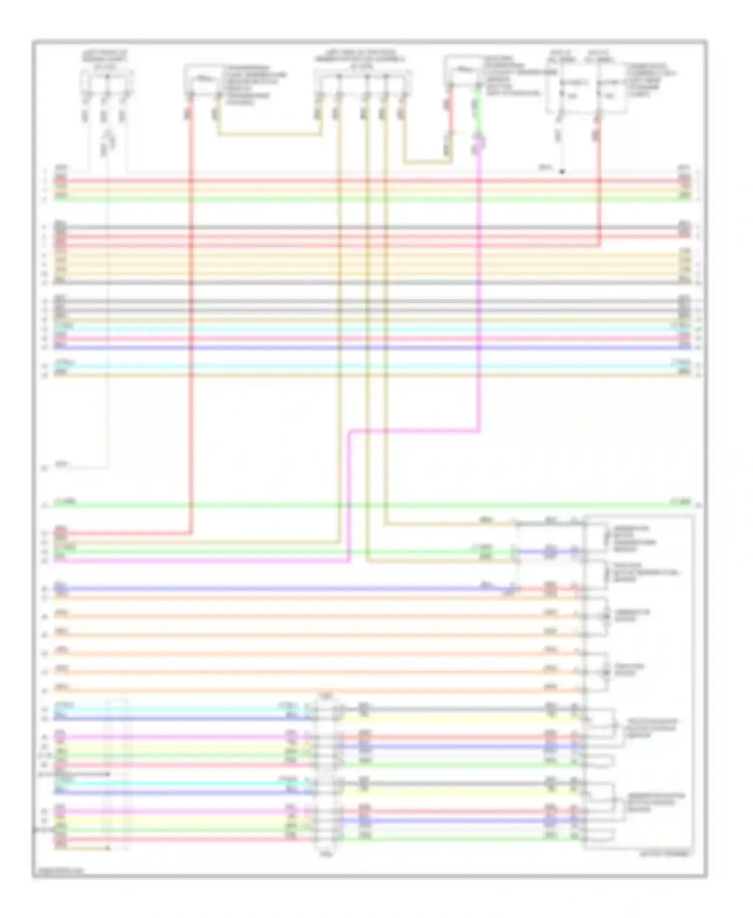 Accord Honda IX (2012-2016): Wiring diagram engine performance 2.0l hybrid, hybrid system circuit, except plug-in hybrid (3 of 6)