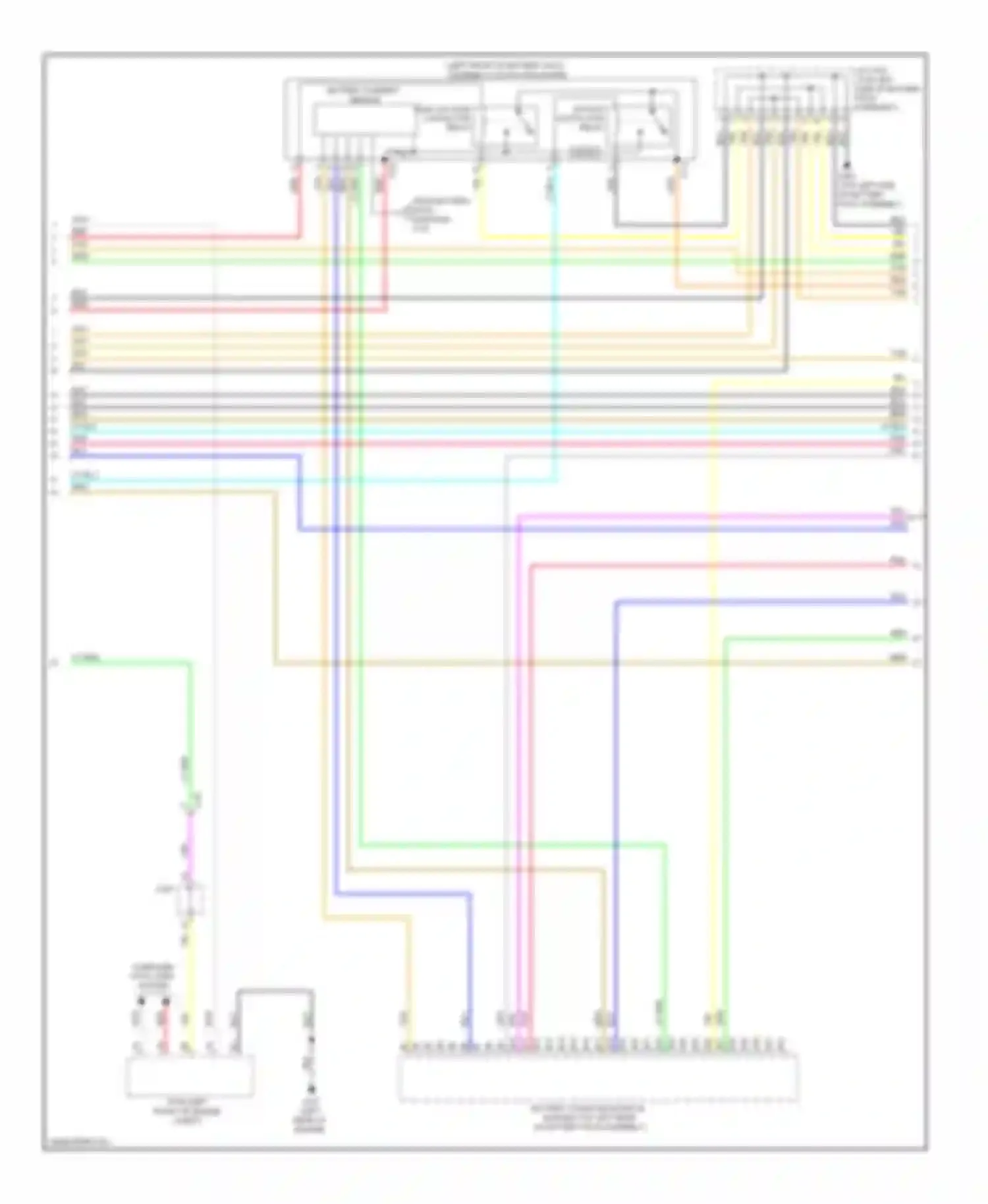 Accord Honda IX (2012-2016): Wiring diagram engine performance 2.0l hybrid, hybrid system circuit, except plug-in hybrid (4 of 6)
