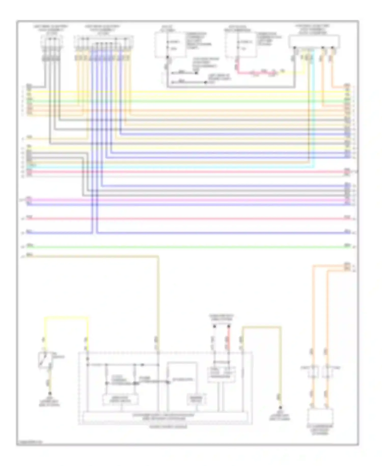 Accord Honda IX (2012-2016): Wiring diagram engine performance 2.0l hybrid, hybrid system circuit, except plug-in hybrid (5 of 6)