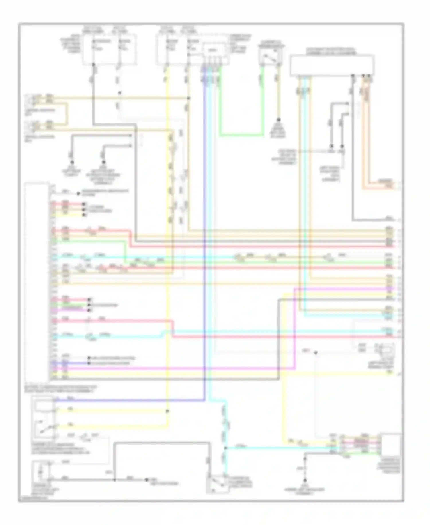 Accord Honda IX (2012-2016): Wiring diagram engine performance 2.0l hybrid, hybrid system circuit, plug-in hybrid (1 of 10)
