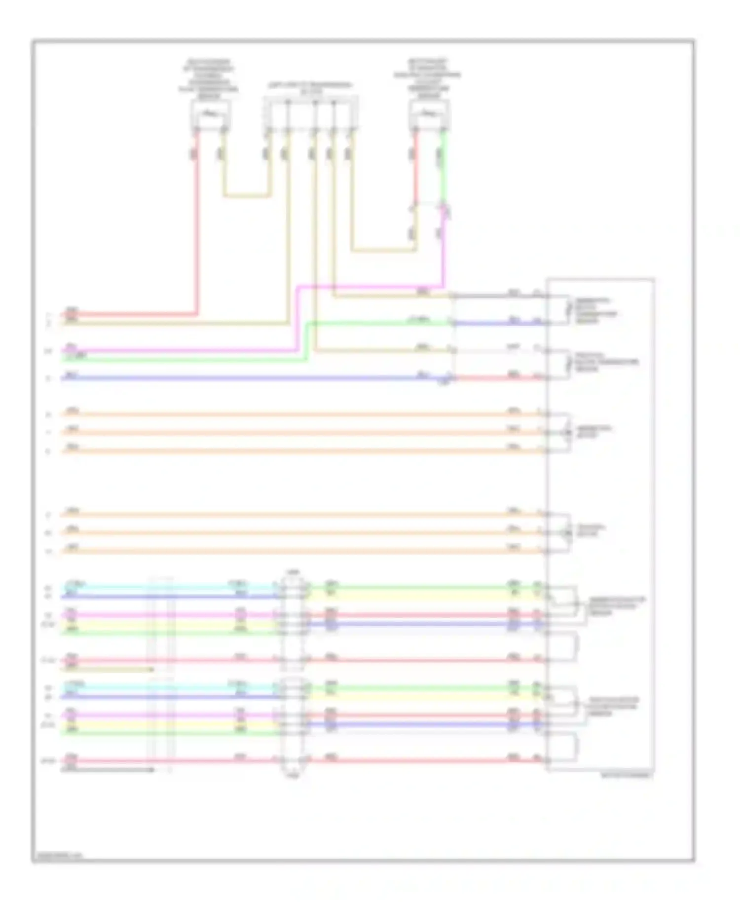 Accord Honda IX (2012-2016): Wiring diagram engine performance 2.0l hybrid, hybrid system circuit, plug-in hybrid (10 of 10)
