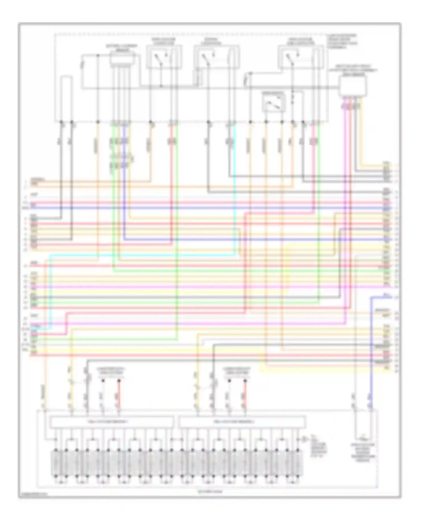Accord Honda IX (2012-2016): Wiring diagram engine performance 2.0l hybrid, hybrid system circuit, plug-in hybrid (3 of 10)