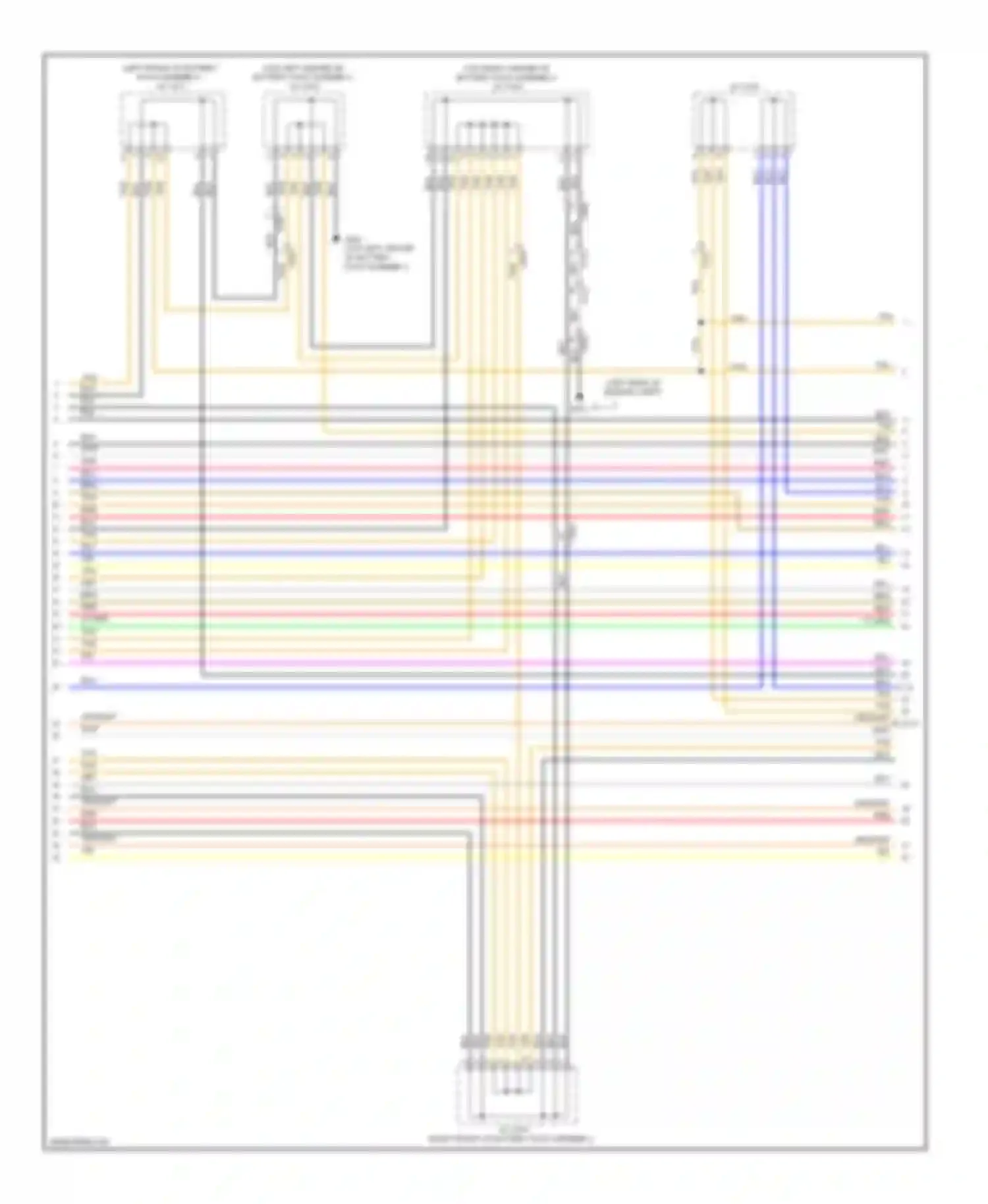 Accord Honda IX (2012-2016): Wiring diagram engine performance 2.0l hybrid, hybrid system circuit, plug-in hybrid (4 of 10)