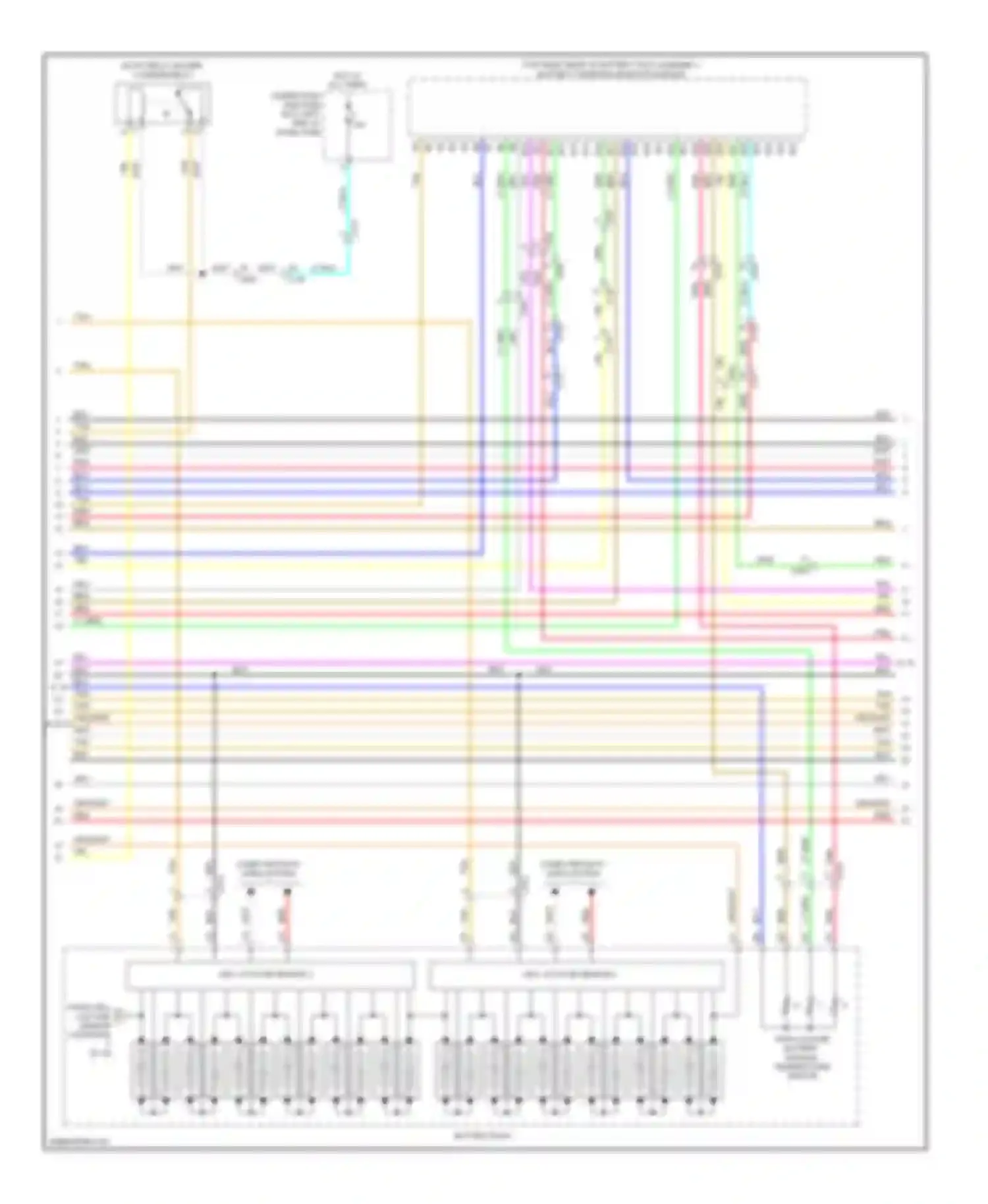 Accord Honda IX (2012-2016): Wiring diagram engine performance 2.0l hybrid, hybrid system circuit, plug-in hybrid (5 of 10)