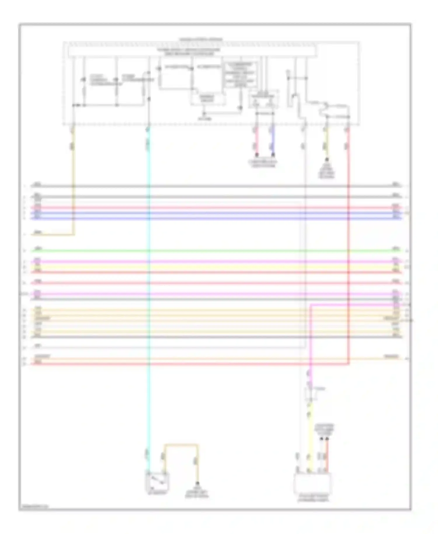 Accord Honda IX (2012-2016): Wiring diagram engine performance 2.0l hybrid, hybrid system circuit, plug-in hybrid (6 of 10)