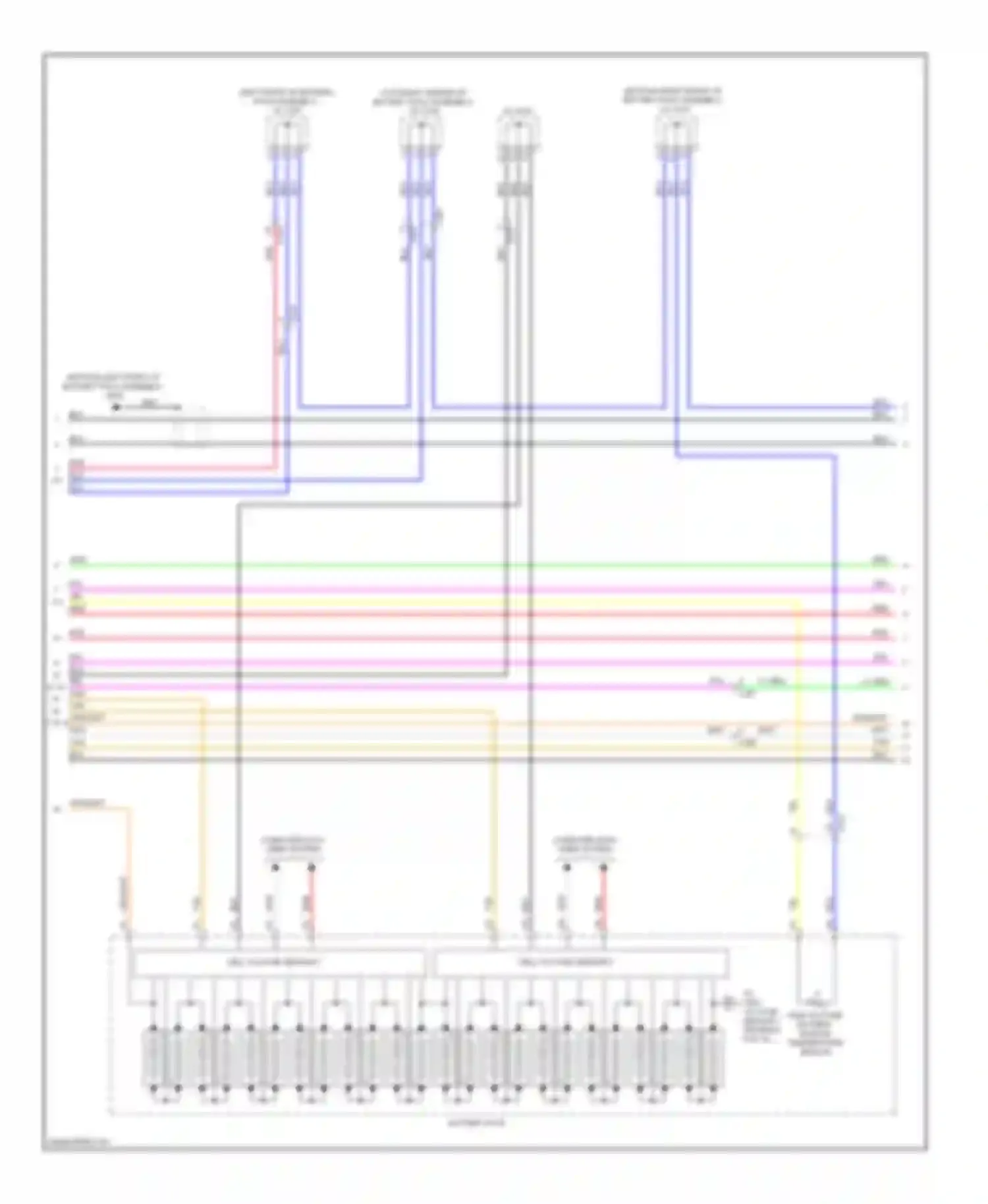 Accord Honda IX (2012-2016): Wiring diagram engine performance 2.0l hybrid, hybrid system circuit, plug-in hybrid (7 of 10)