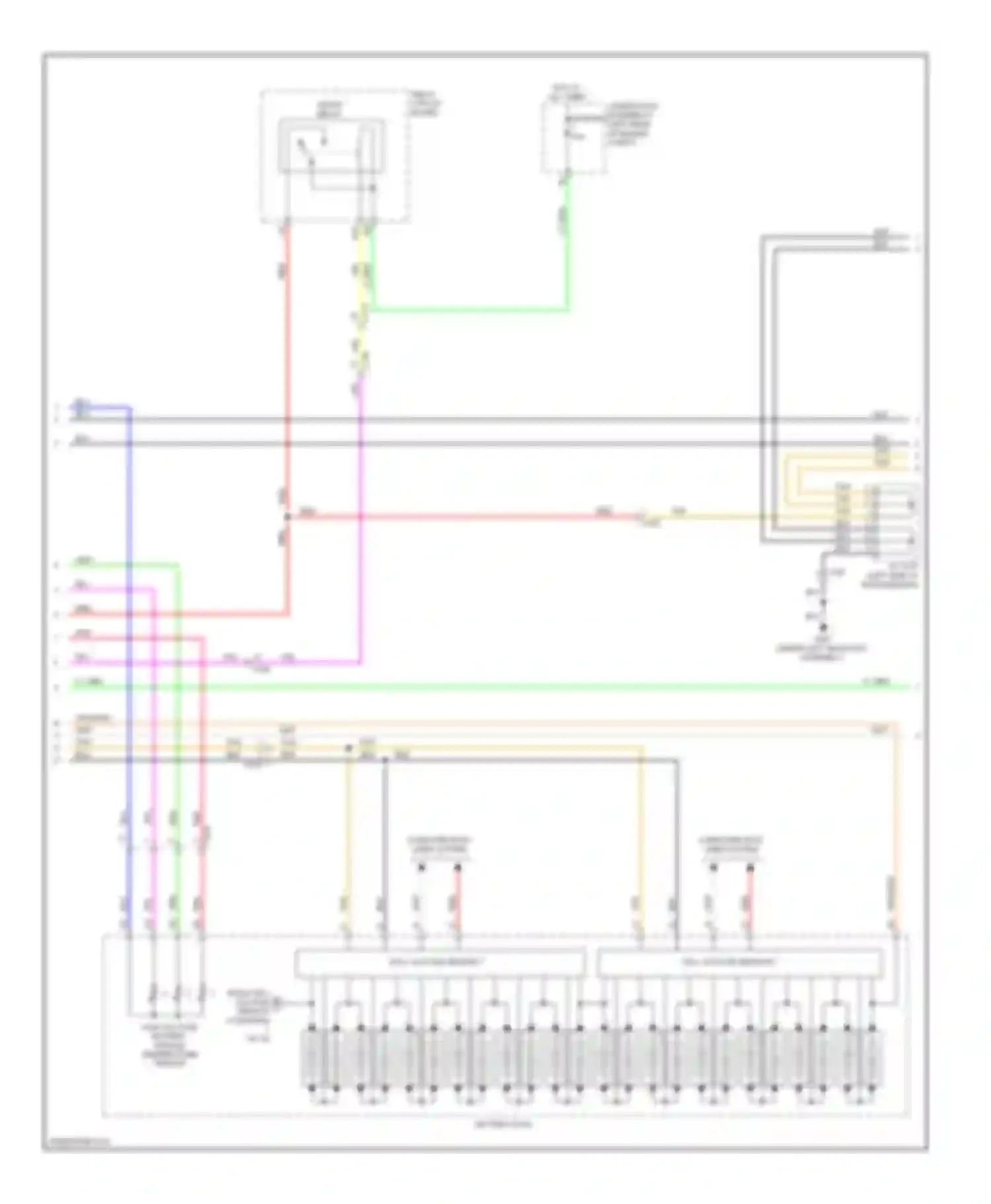 Accord Honda IX (2012-2016): Wiring diagram engine performance 2.0l hybrid, hybrid system circuit, plug-in hybrid (8 of 10)