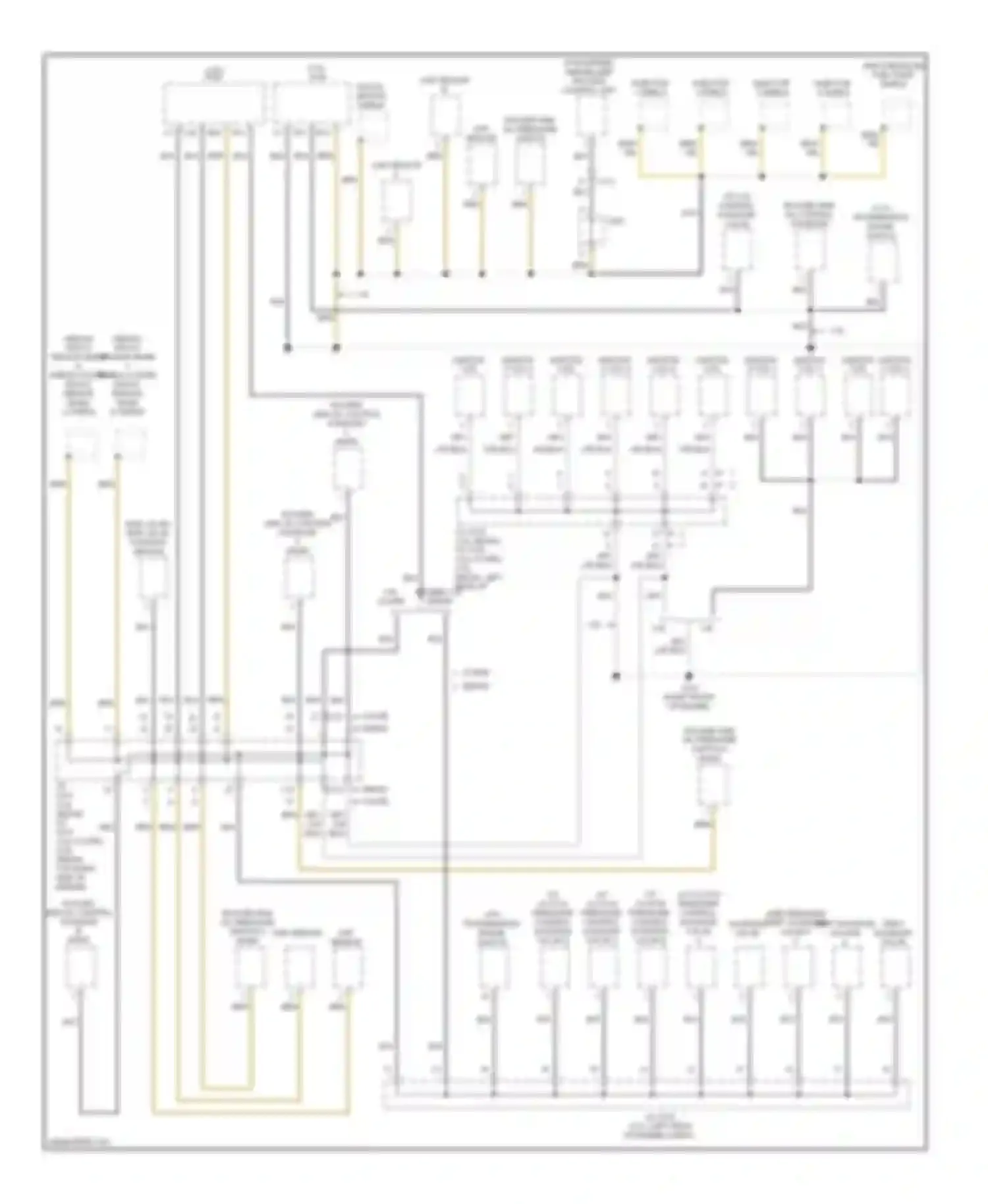 Accord Honda IX (2012-2016): Ground distribution circuit, except hybrid (2 of 4)