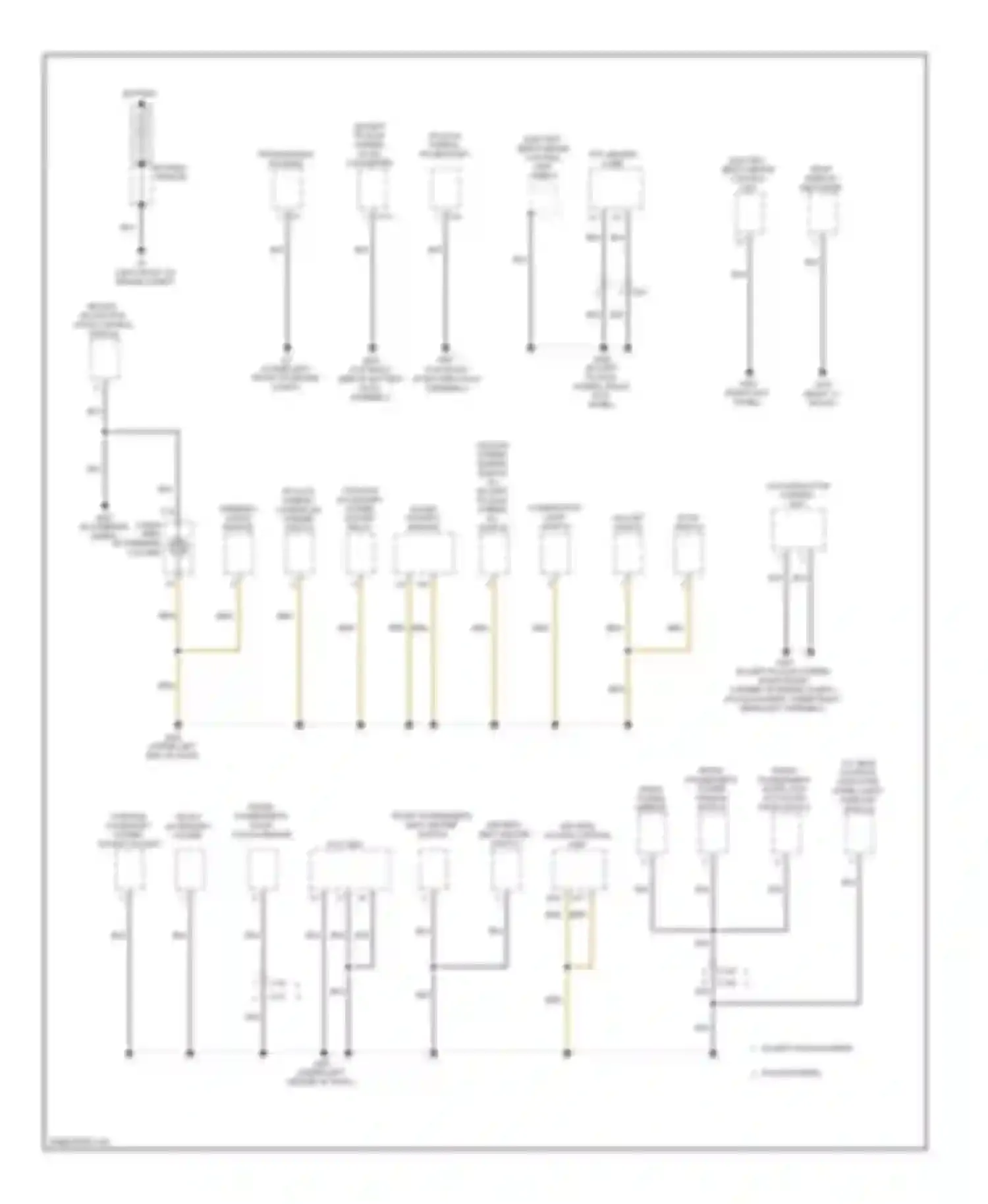 Accord Honda IX (2012-2016): Ground distribution circuit, hybrid (1 of 6)