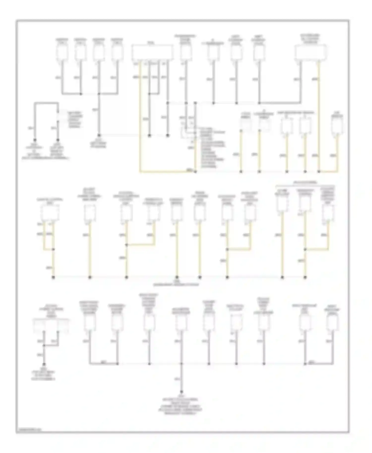 Accord Honda IX (2012-2016): Ground distribution circuit, hybrid (2 of 6)