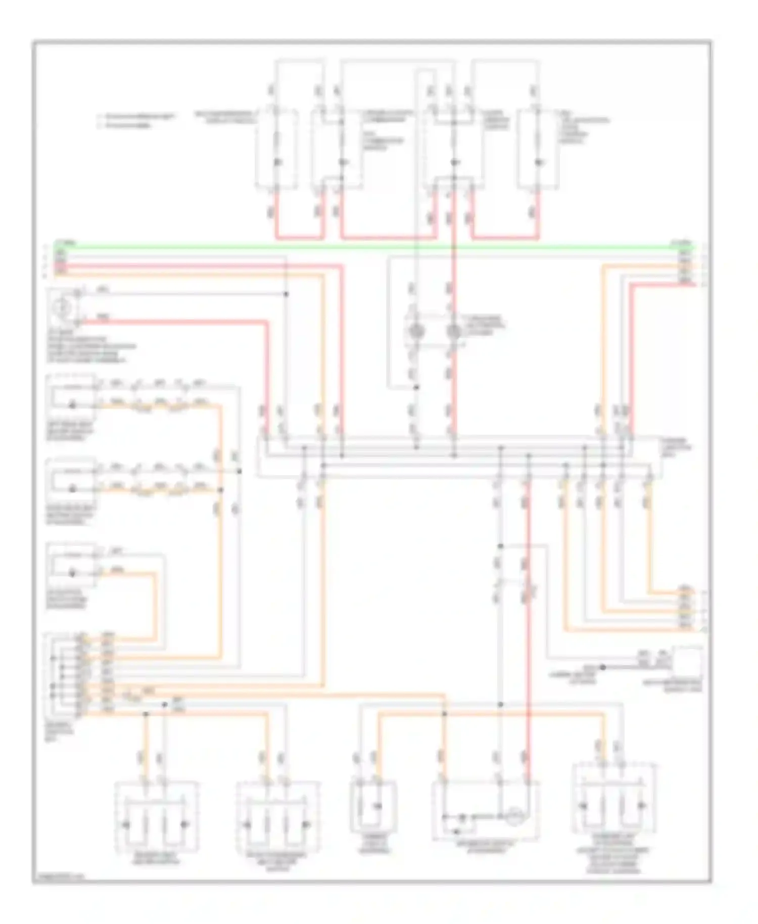 Accord Honda IX (2012-2016): Instrument illumination circuit, hybrid (2 of 3)