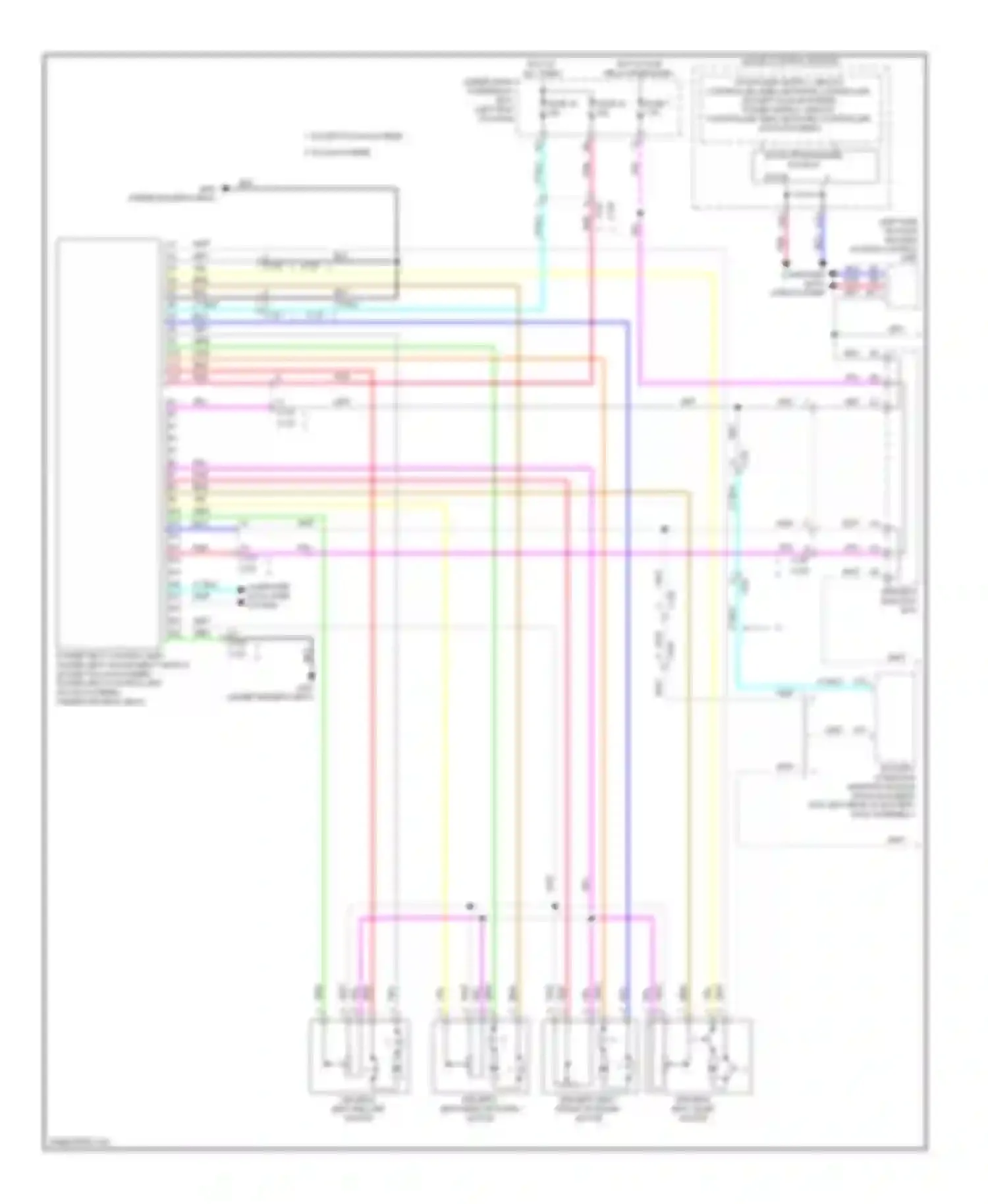 Accord Honda IX (2012-2016): Memory systems circuit, hybrid (1 of 2)