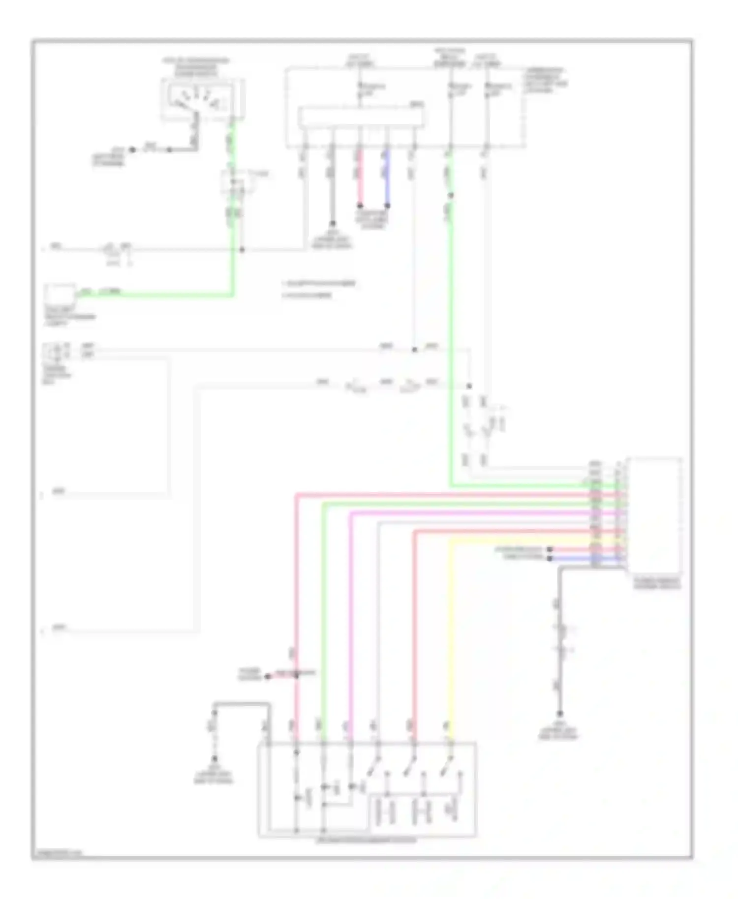 Accord Honda IX (2012-2016): Memory systems circuit, hybrid (2 of 2)