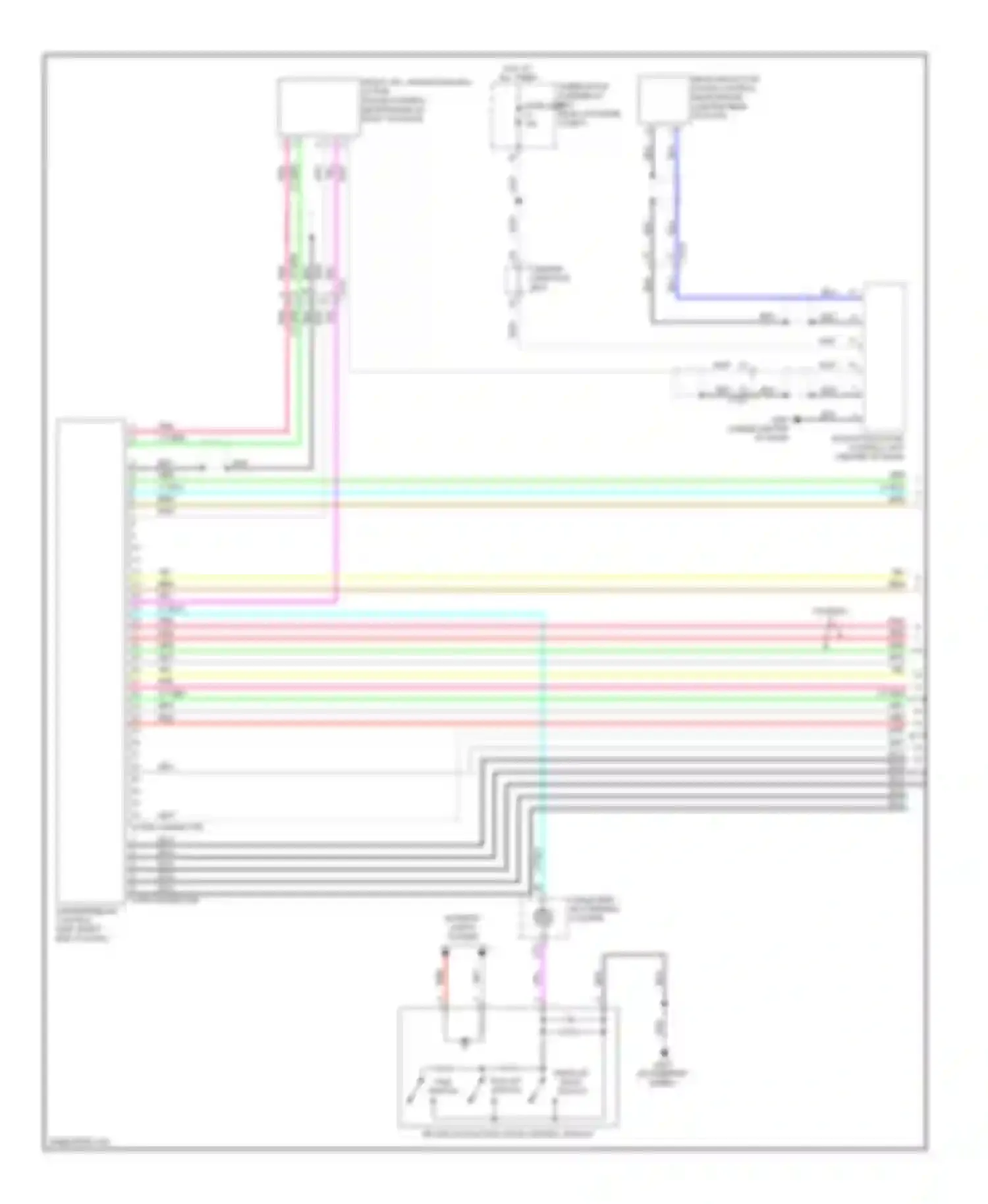 Accord Honda IX (2012-2016): Hands free module circuit, hybrid (1 of 2)