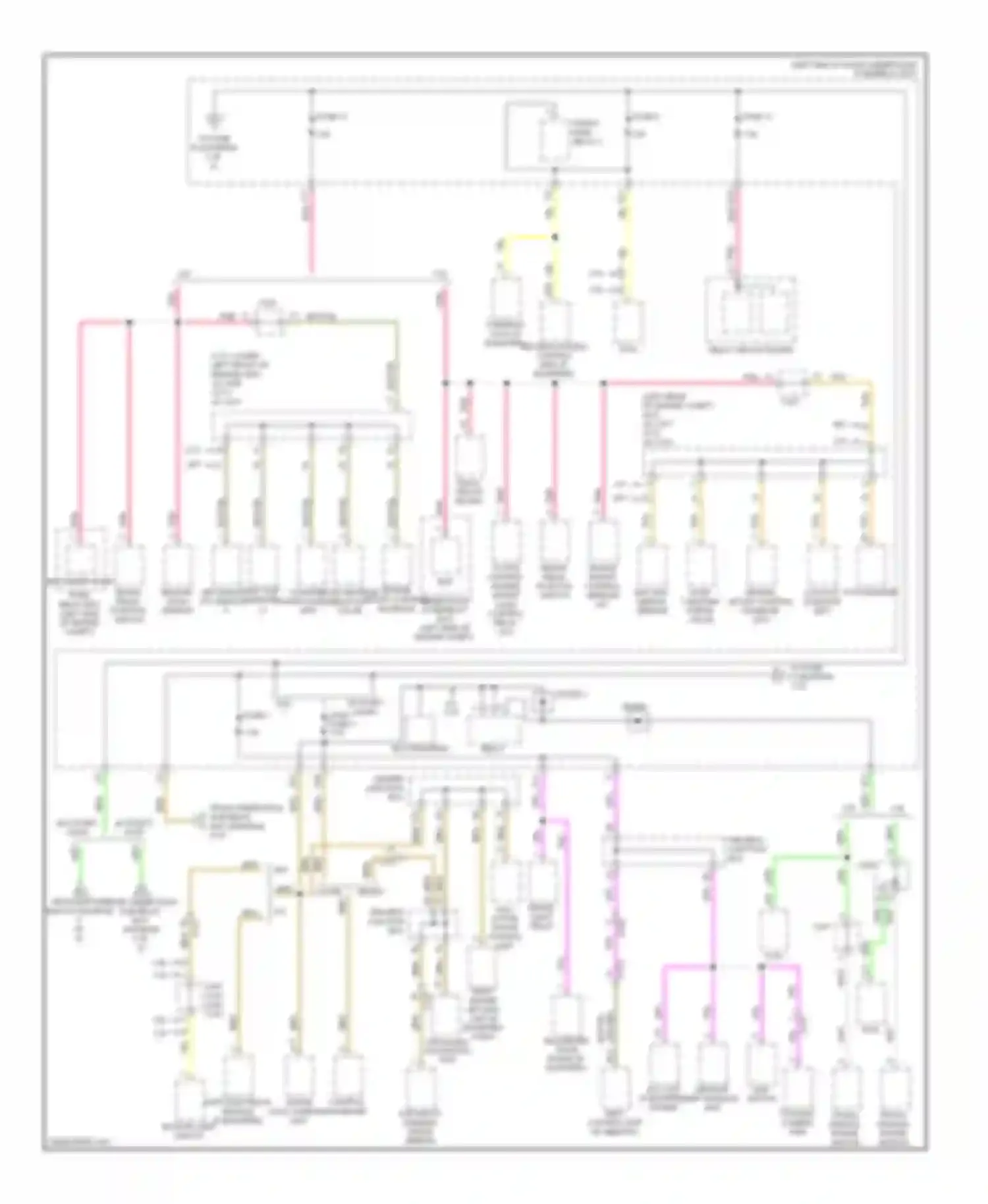 Accord Honda IX (2012-2016): Power distribution circuit, except hybrid (4 of 6)