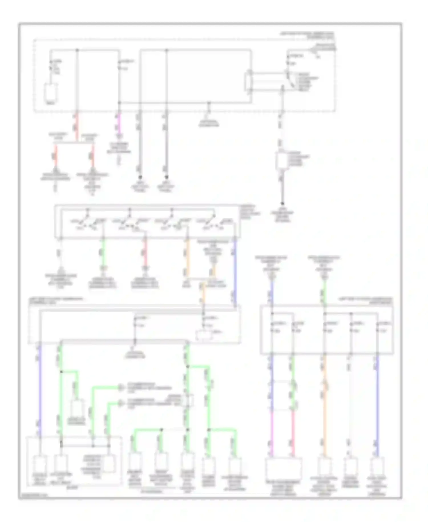 Accord Honda IX (2012-2016): Power distribution circuit, except hybrid (5 of 6)