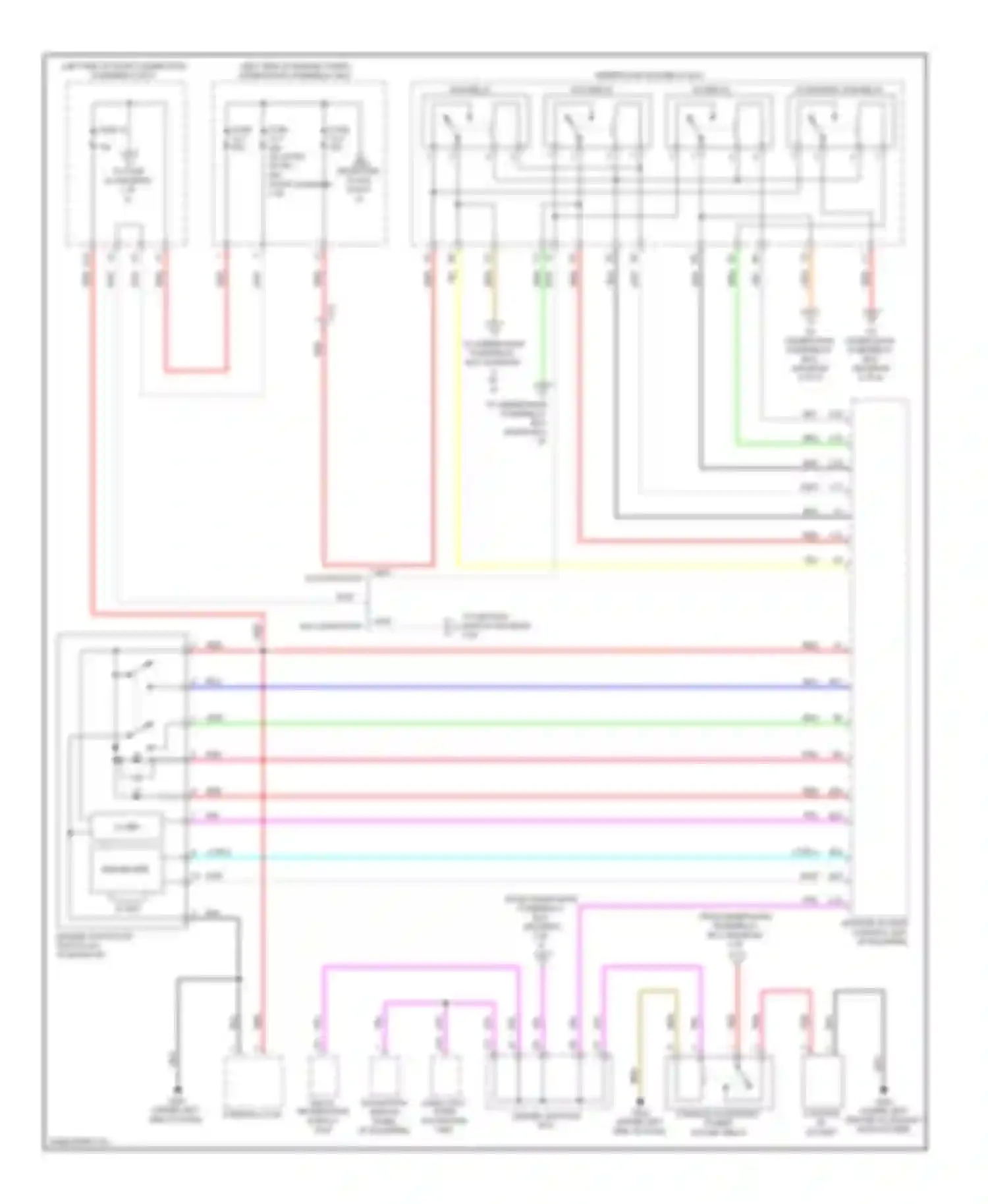 Accord Honda IX (2012-2016): Power distribution circuit, except hybrid (6 of 6)