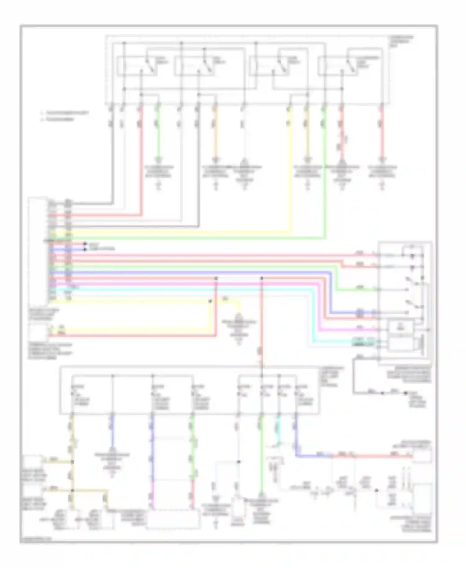 Accord Honda IX (2012-2016): Power distribution circuit, hybrid (2 of 5)