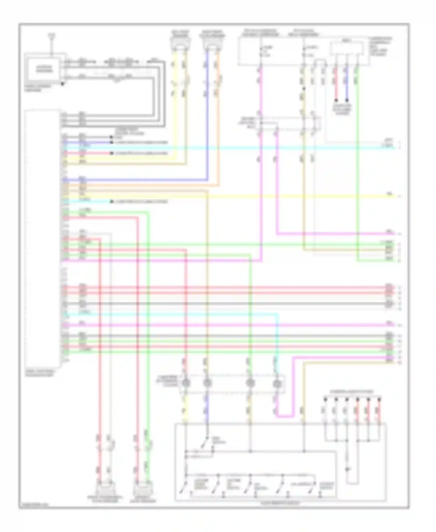 Accord Honda IX (2012-2016): Base radio circuit, except hybrid (1 of 3)
