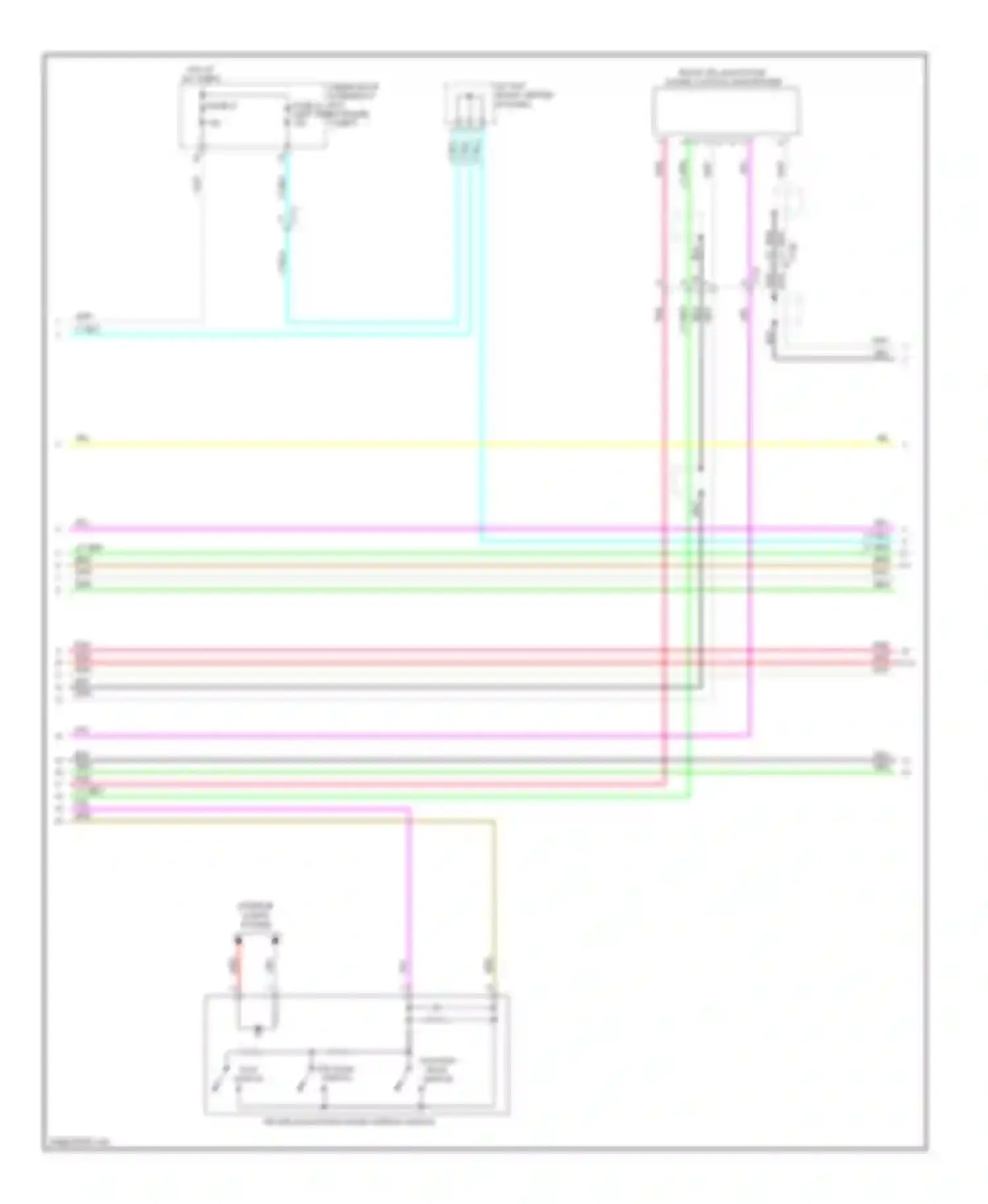 Accord Honda IX (2012-2016): Base radio circuit, except hybrid (2 of 3)