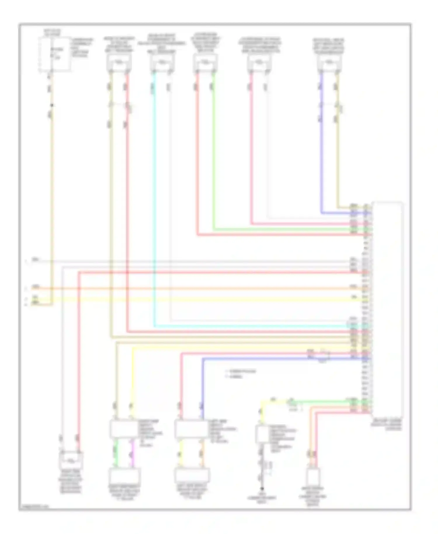 Accord Honda IX (2012-2016): Supplemental restraints circuit, hybrid (3 of 3)