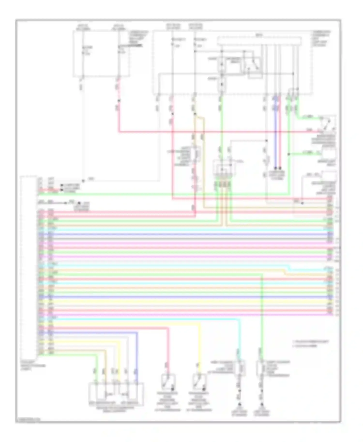 Accord Honda IX (2012-2016): Transmission circuit, hybrid (1 of 2)