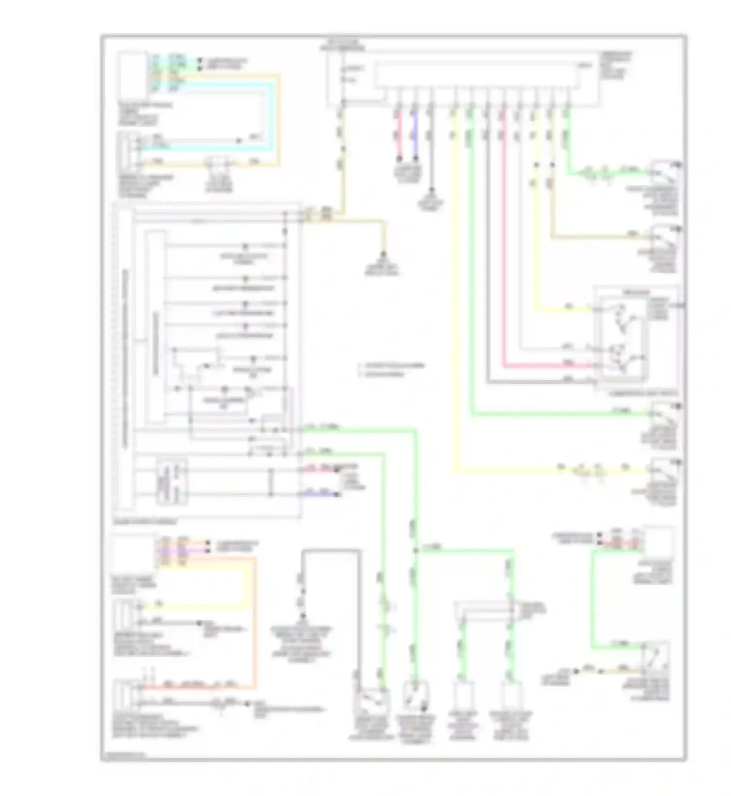 Accord Honda IX (2012-2016): Warning systems circuit, hybrid