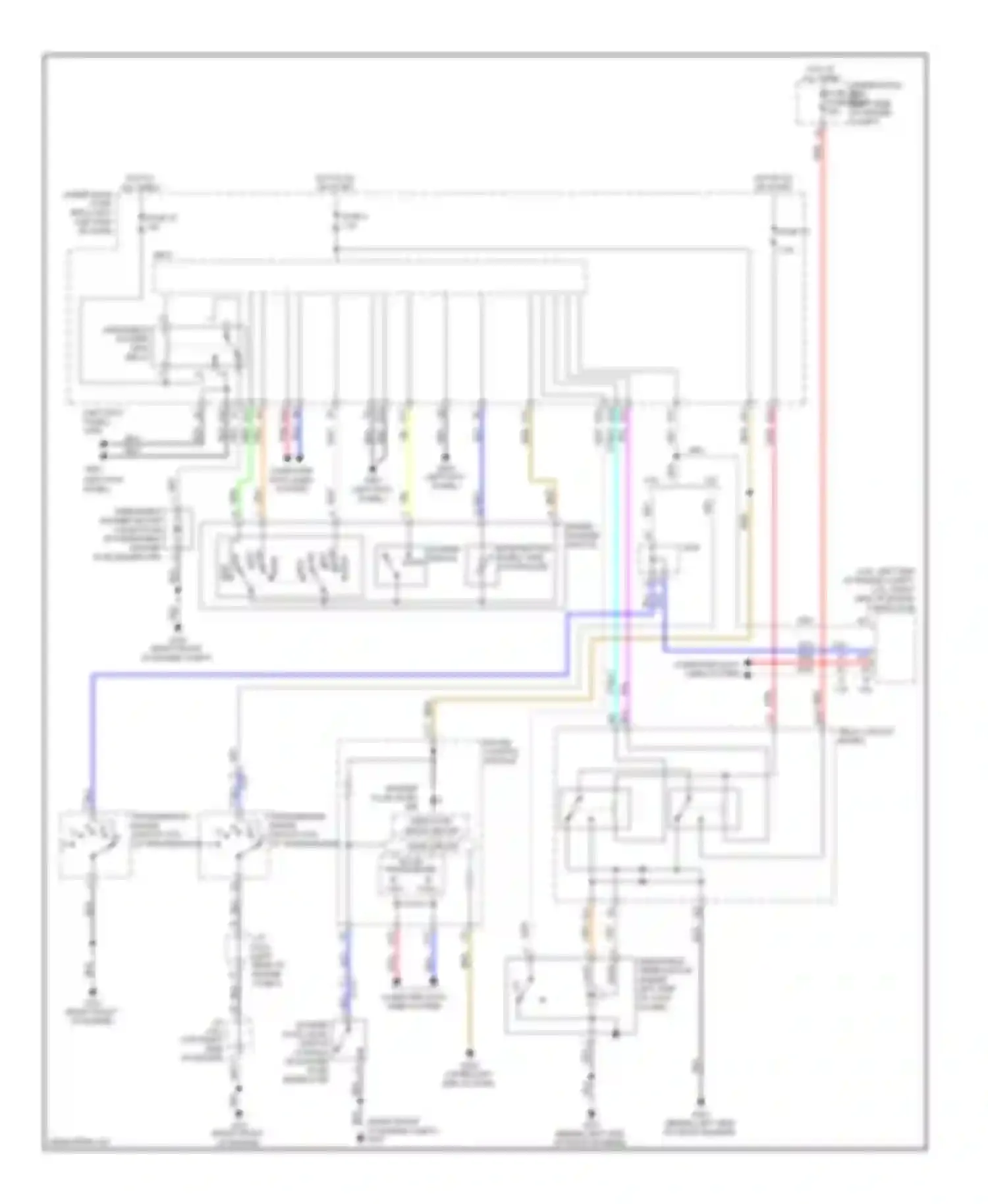 Accord Honda IX (2012-2016): Wiper/washer circuit, except hybrid