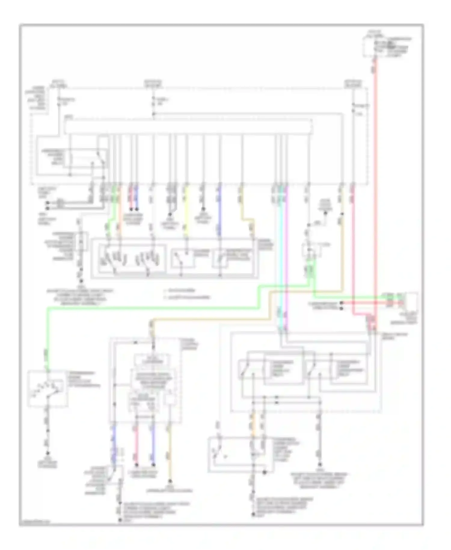 Accord Honda IX (2012-2016): Wiper/washer circuit, hybrid