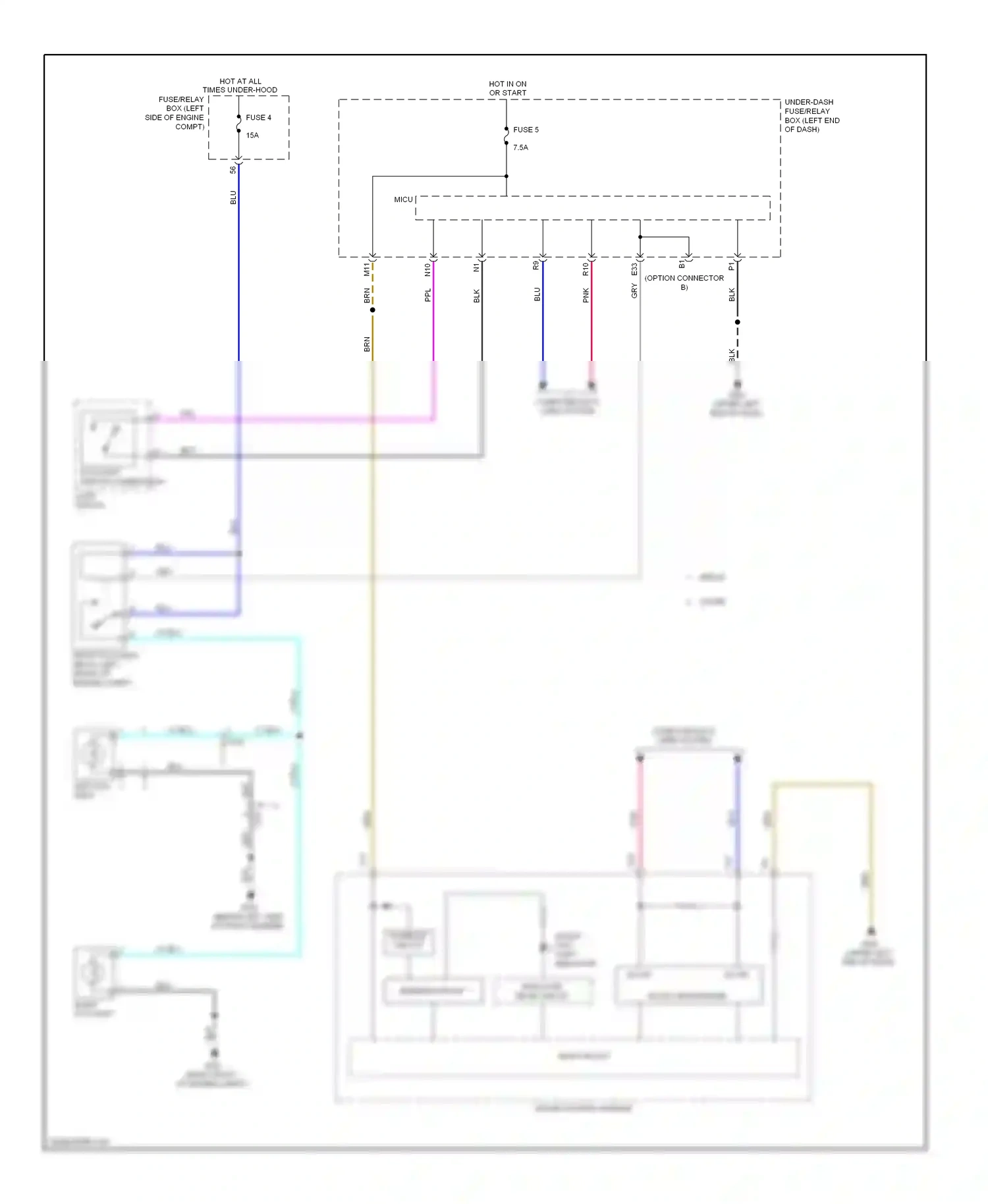 Wiring diagram b-can transceiver for Honda Accord IX (2012-2016) (1 of 16)