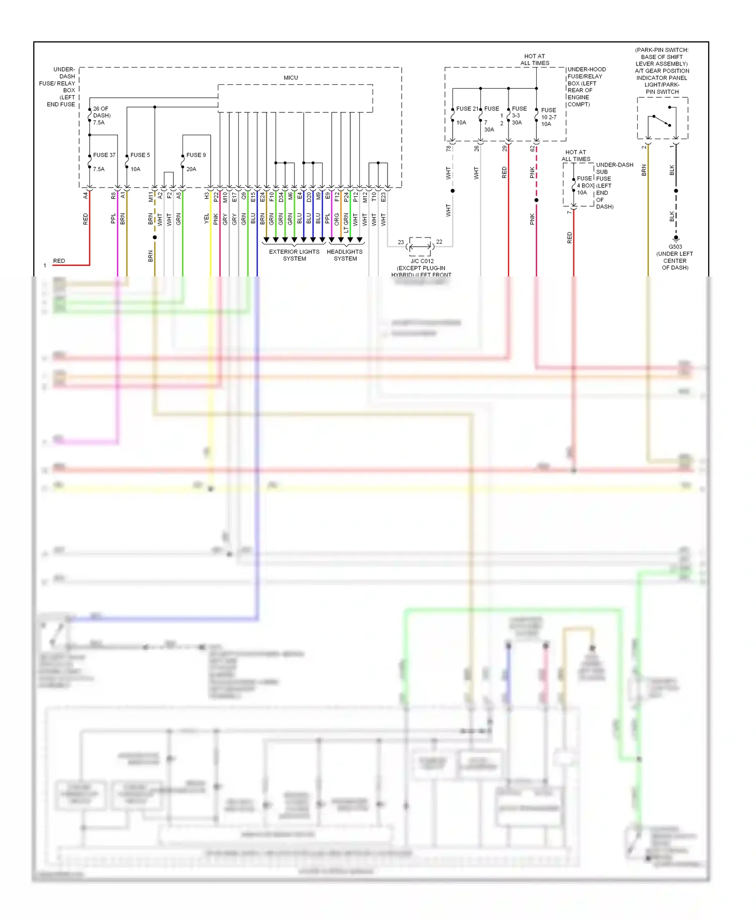 Wiring diagram b-can transceiver for Honda Accord IX (2012-2016) (4 of 16)