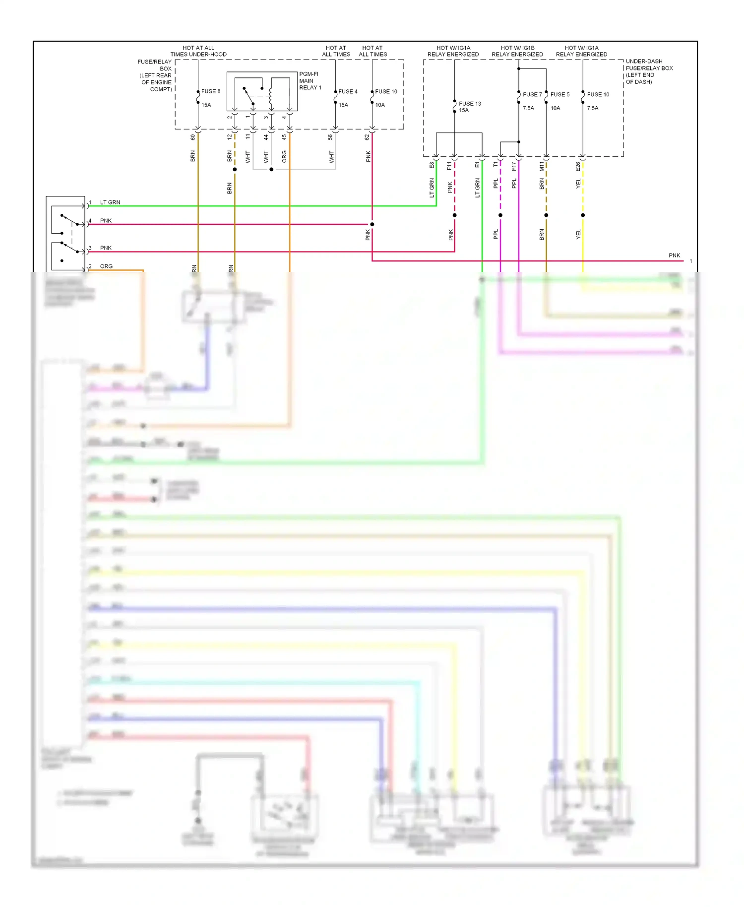 Wiring diagram blk for Honda Accord IX (2012-2016) (41 of 263)