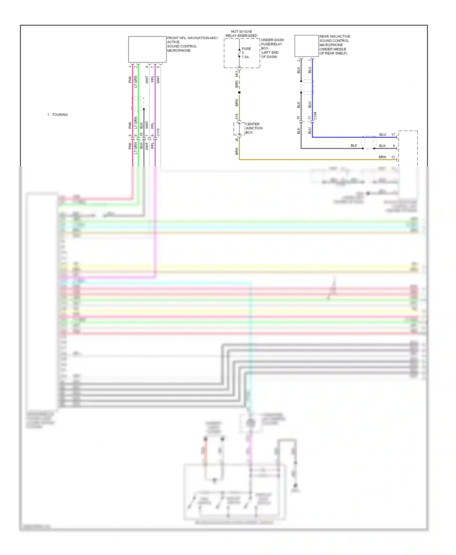 Wiring diagram blk for Honda Accord IX (2012-2016) (132 of 263)