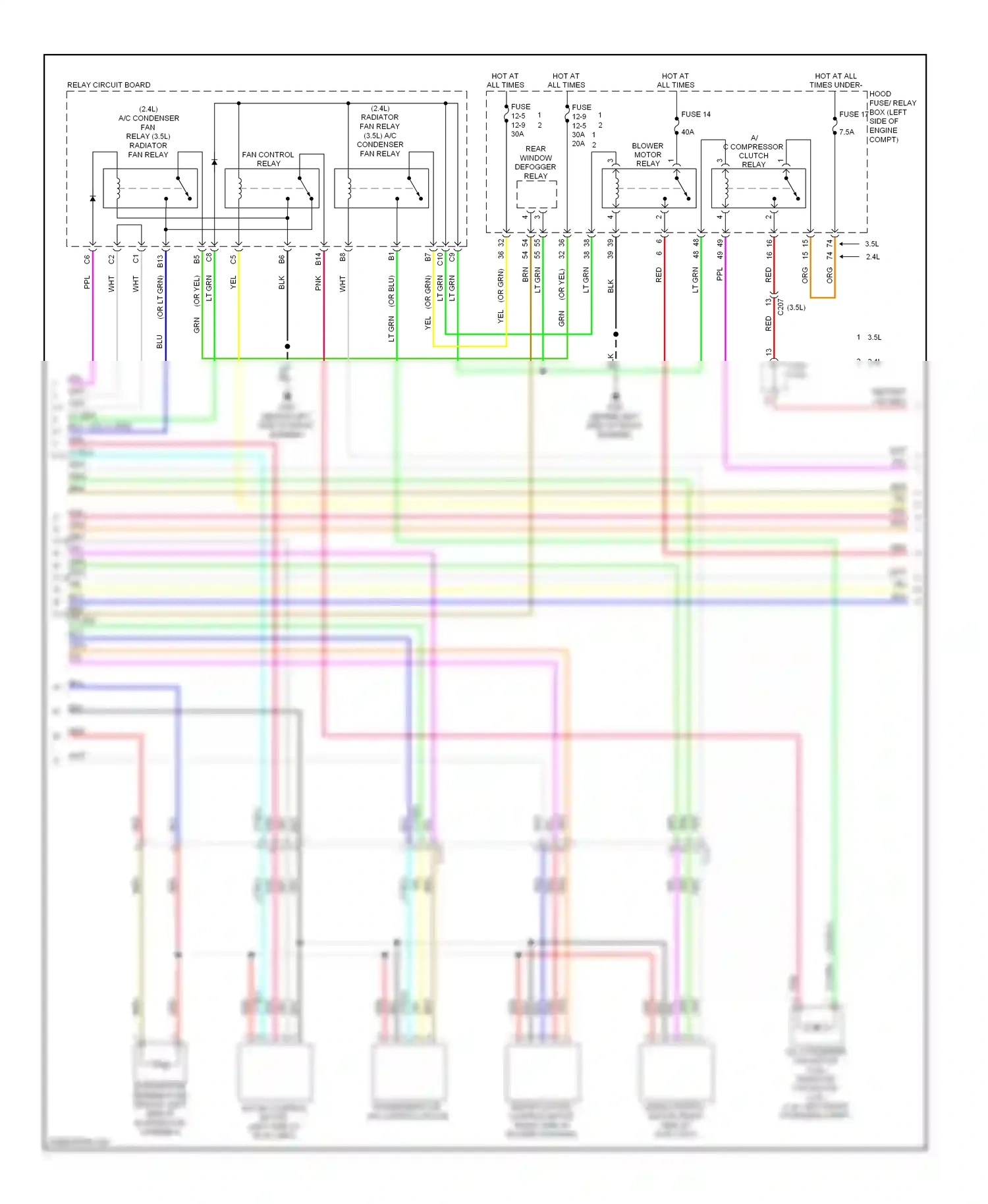 Wiring diagram blk for Honda Accord IX (2012-2016) (255 of 263)