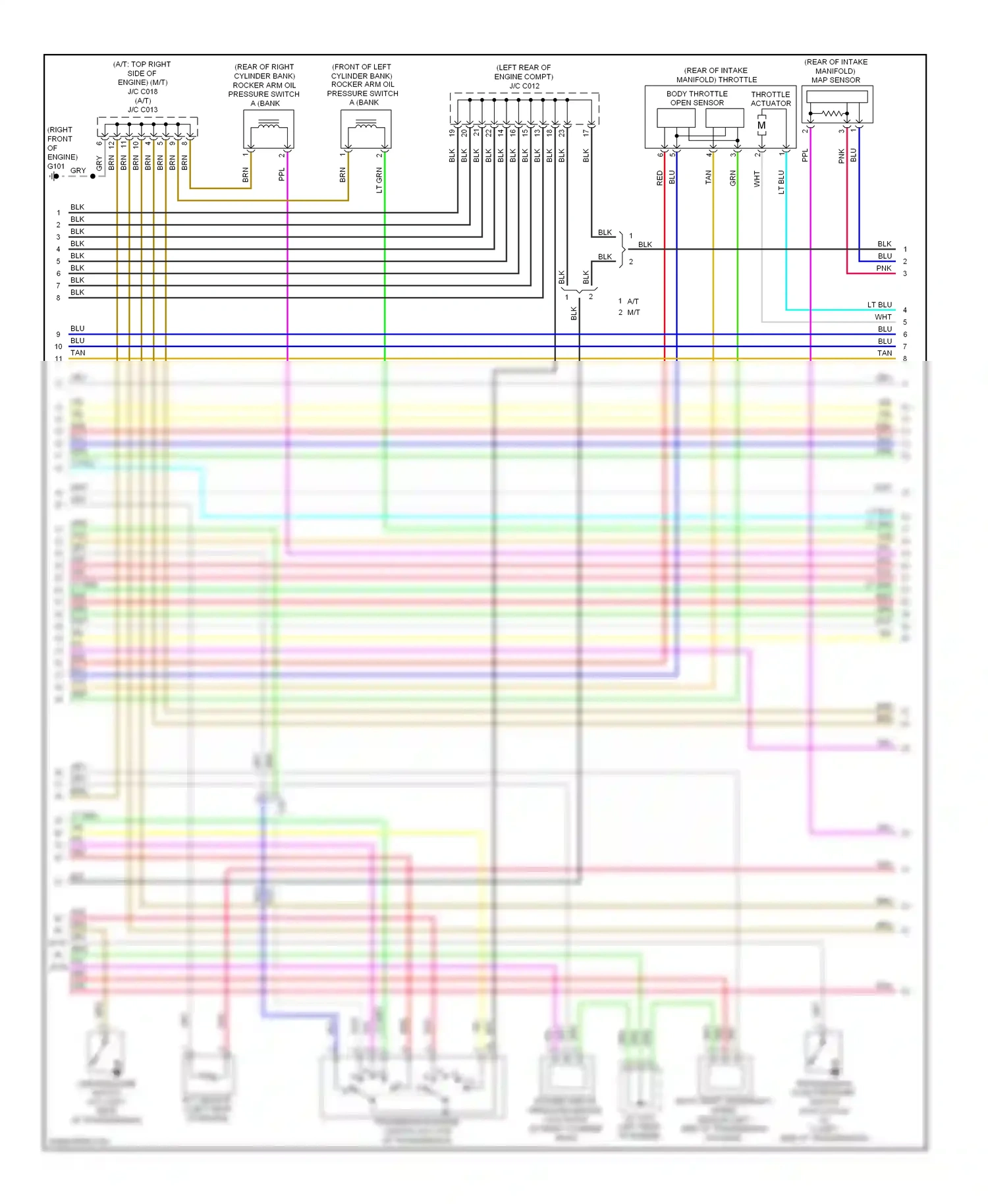 Wiring diagram blk for Honda Accord IX (2012-2016) (89 of 263)