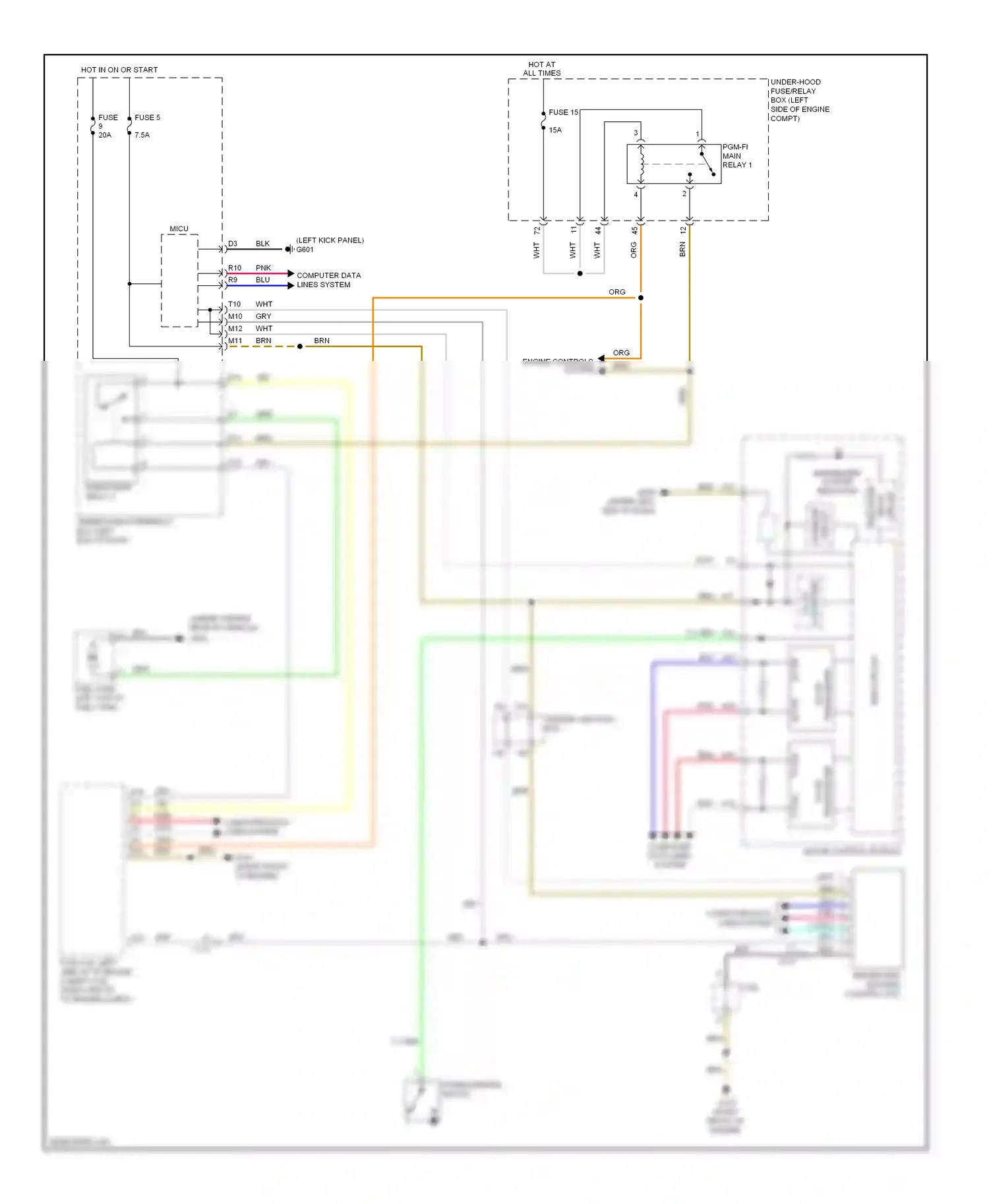 Wiring diagram blk for Honda Accord IX (2012-2016) (30 of 263)