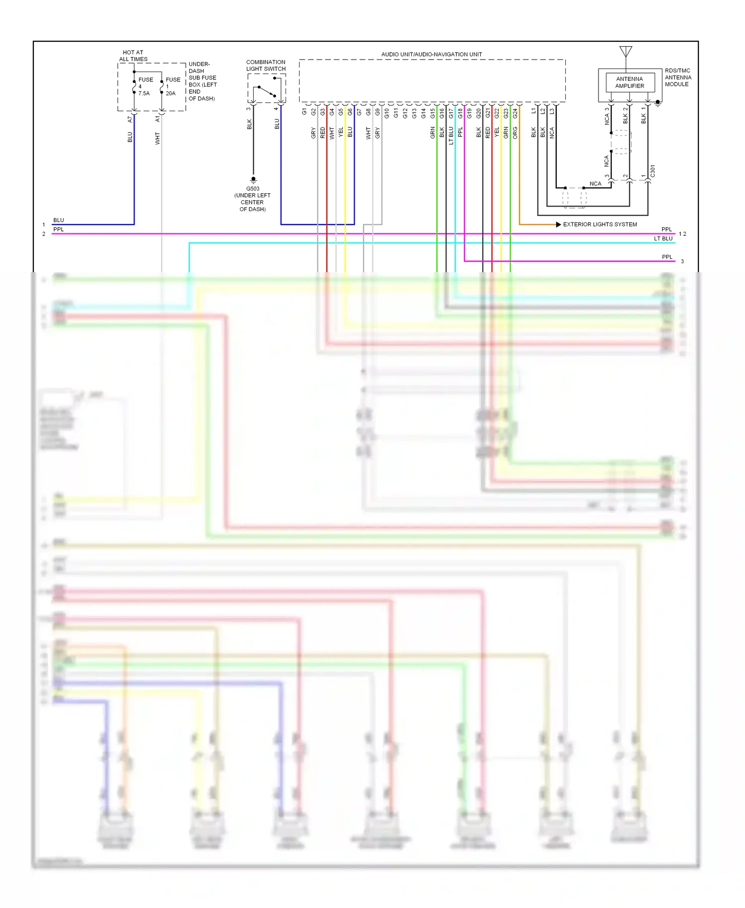 Wiring diagram blk for Honda Accord IX (2012-2016) (211 of 263)